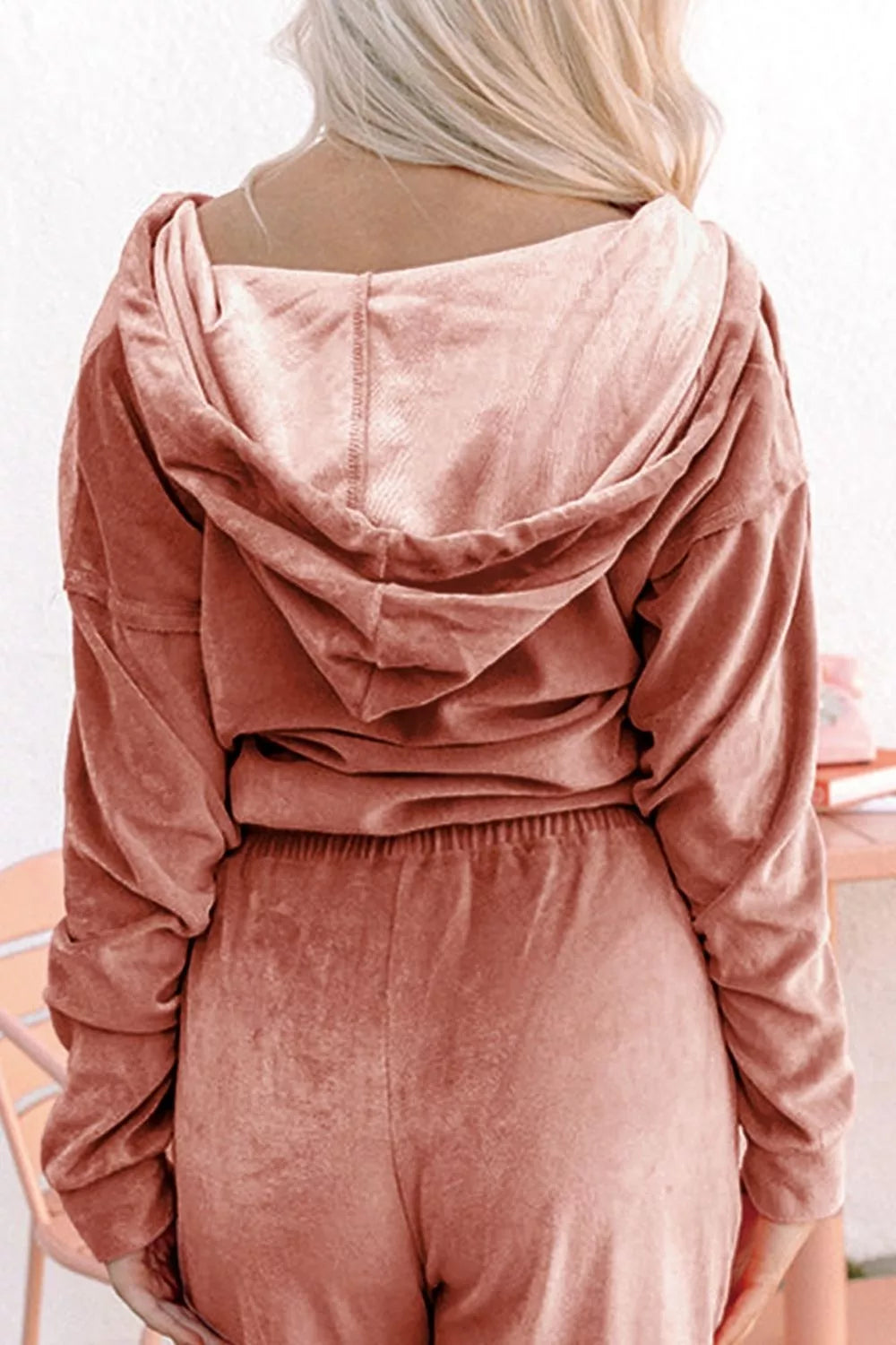 Concrete Rose Hooded Top & Pants Set