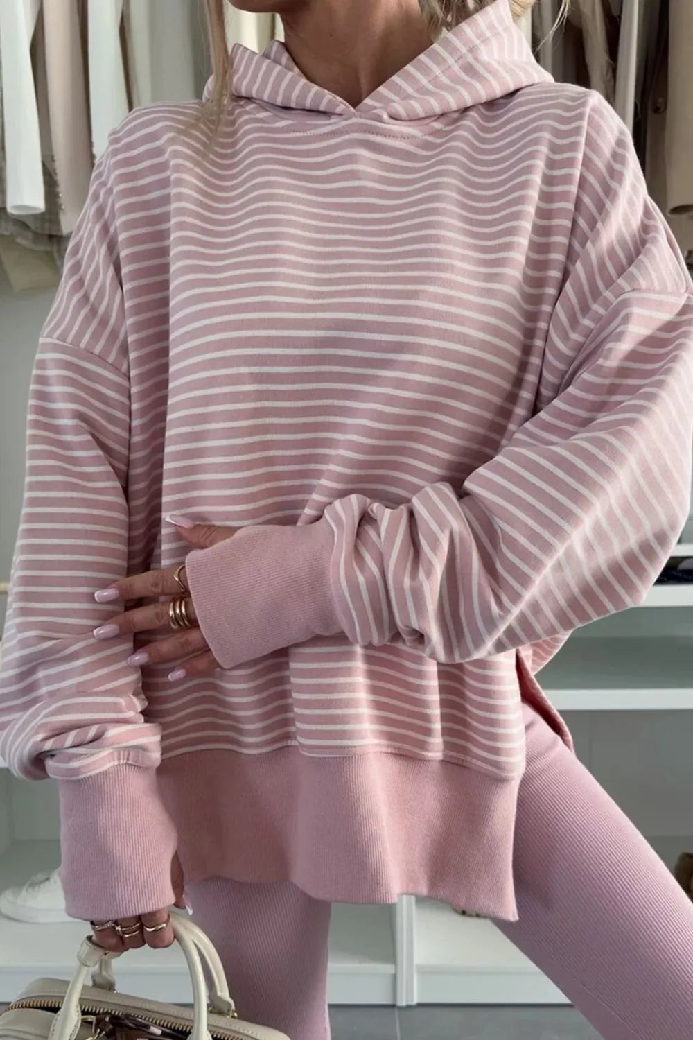 Dream Chaser Striped Hoodie
