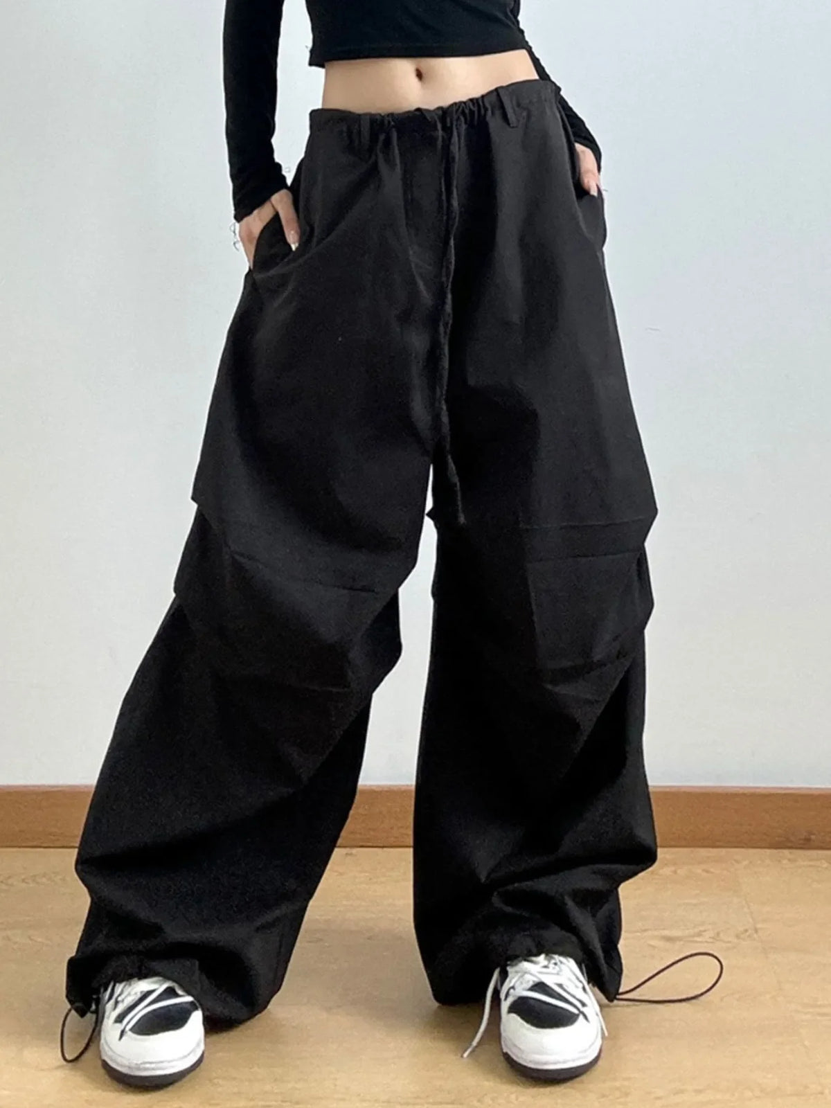 Urban Flow Wide-Leg Drawstring Pants