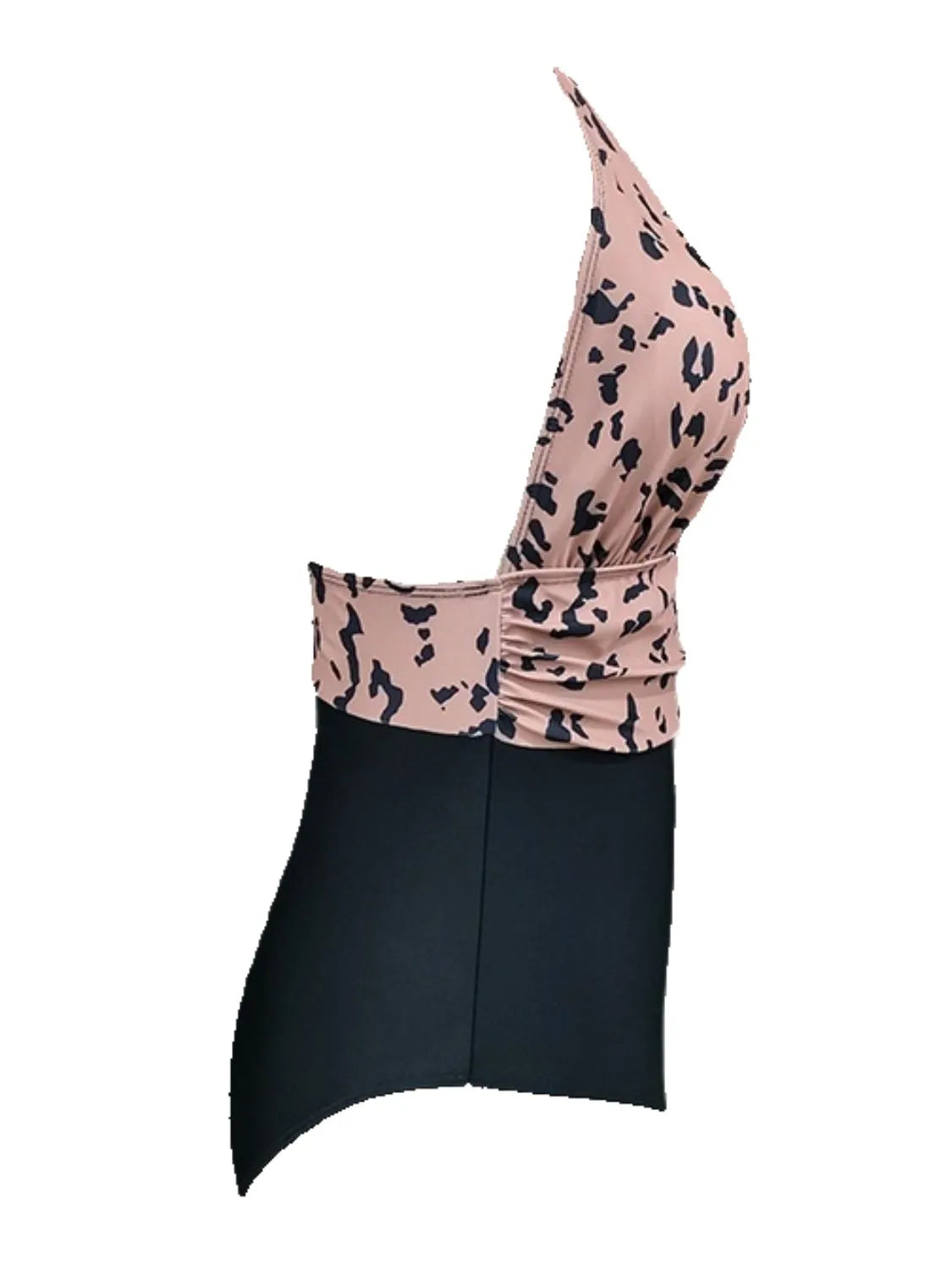Allure Leopard Halter Neck Swimsuit