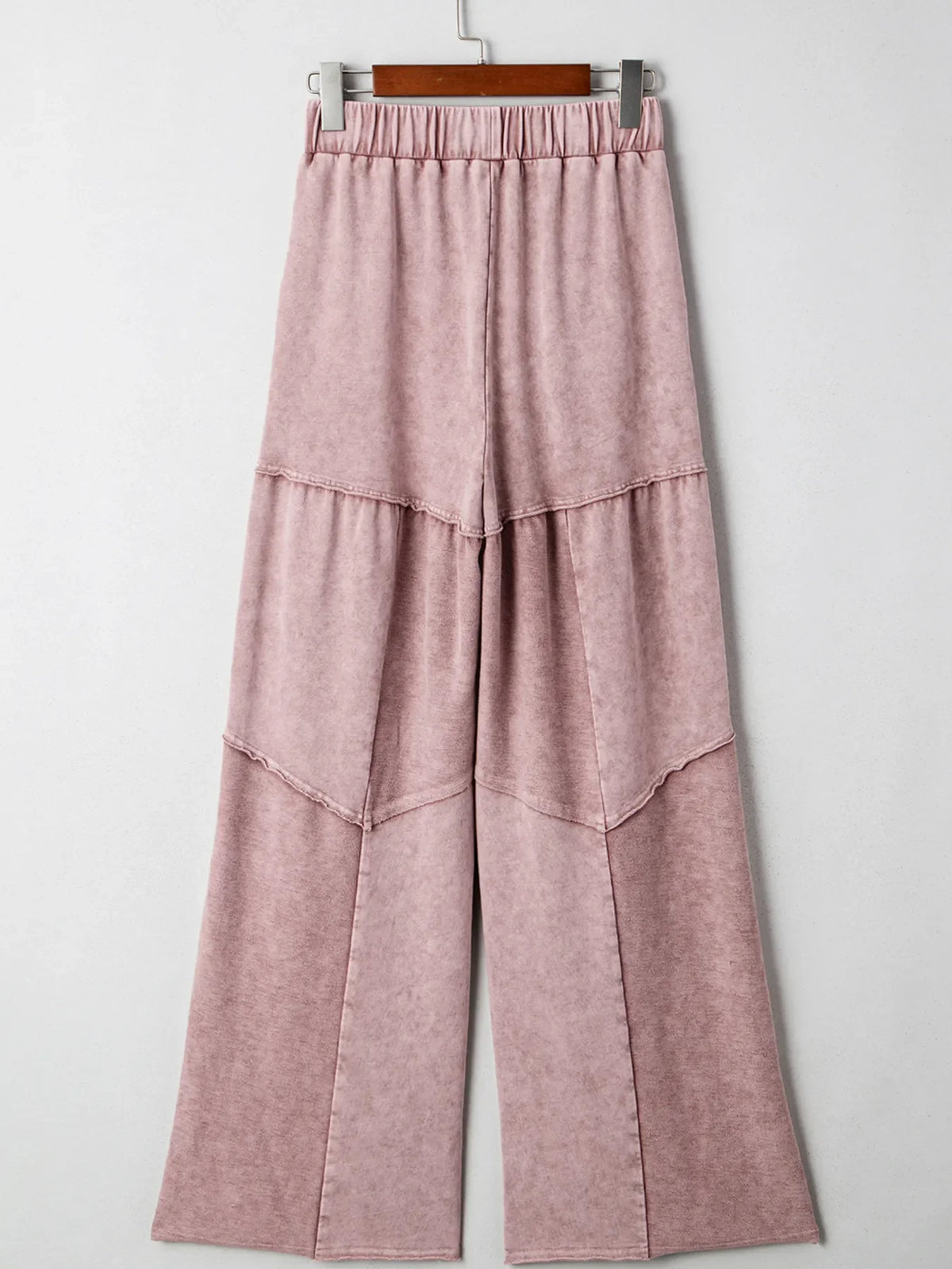 City Ease Wide Leg Patchwork Pants