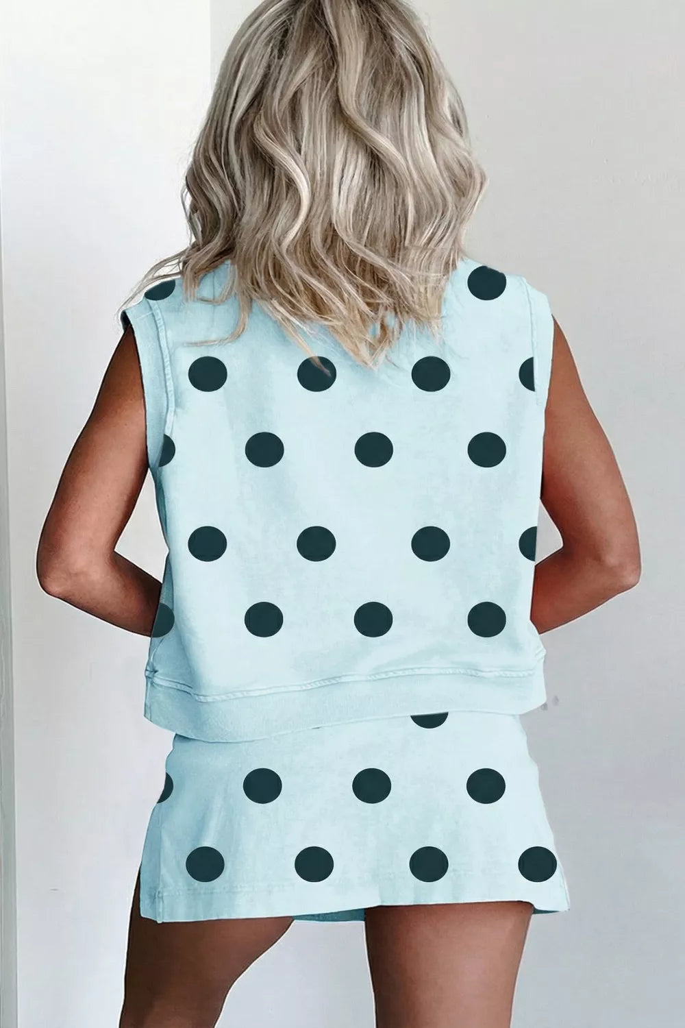 Loft Living Polka Dot Top & Skort Set