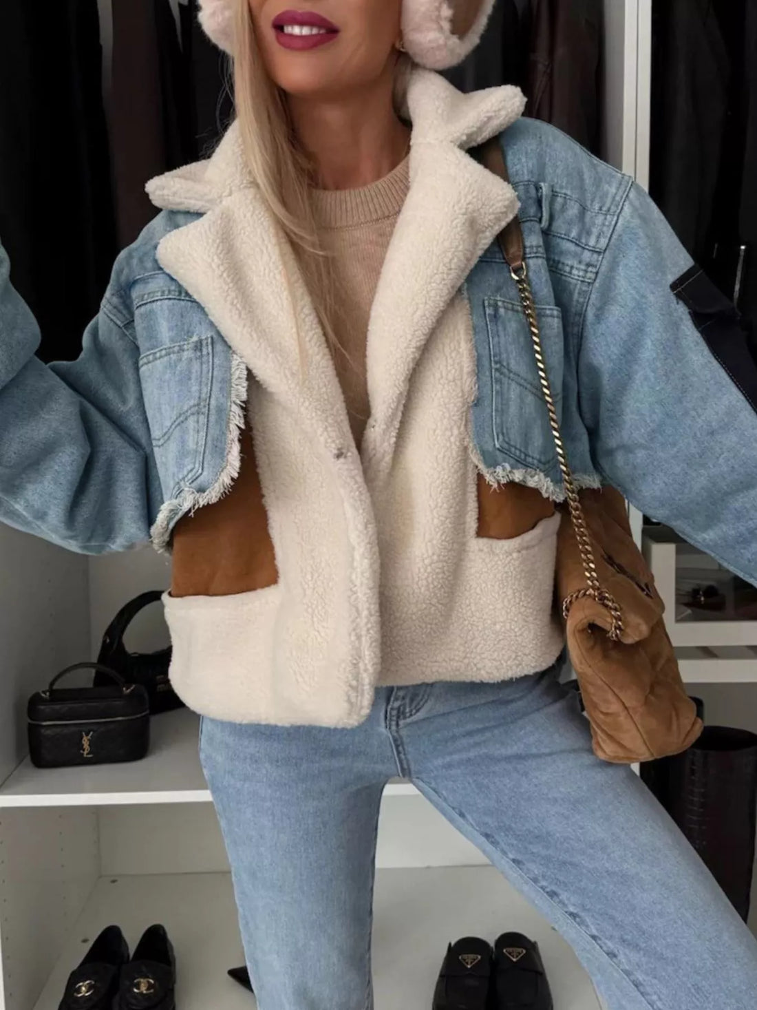 Aspen Ridge Sherpa Denim Jacket