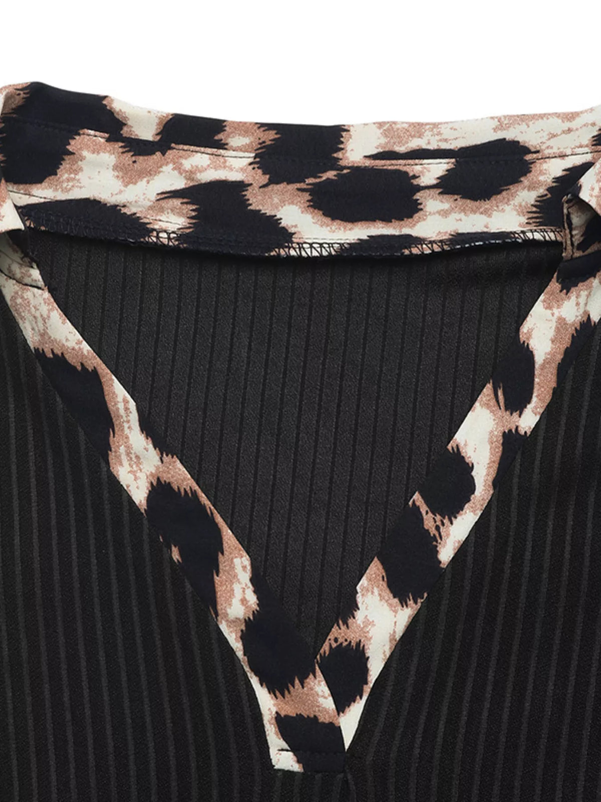 Luxe Moment Leopard Trim Bodysuit