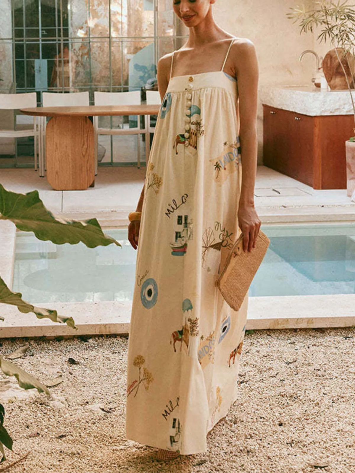 Coastal Muse Boho Maxi Dress