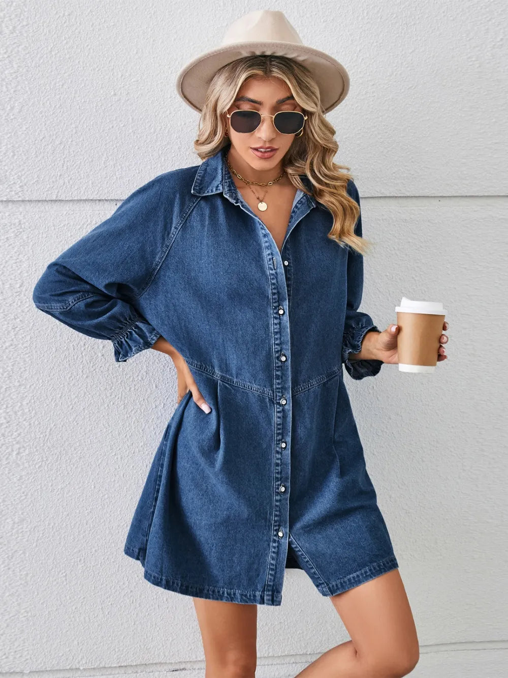 Nolita Romance Denim Mini Dress