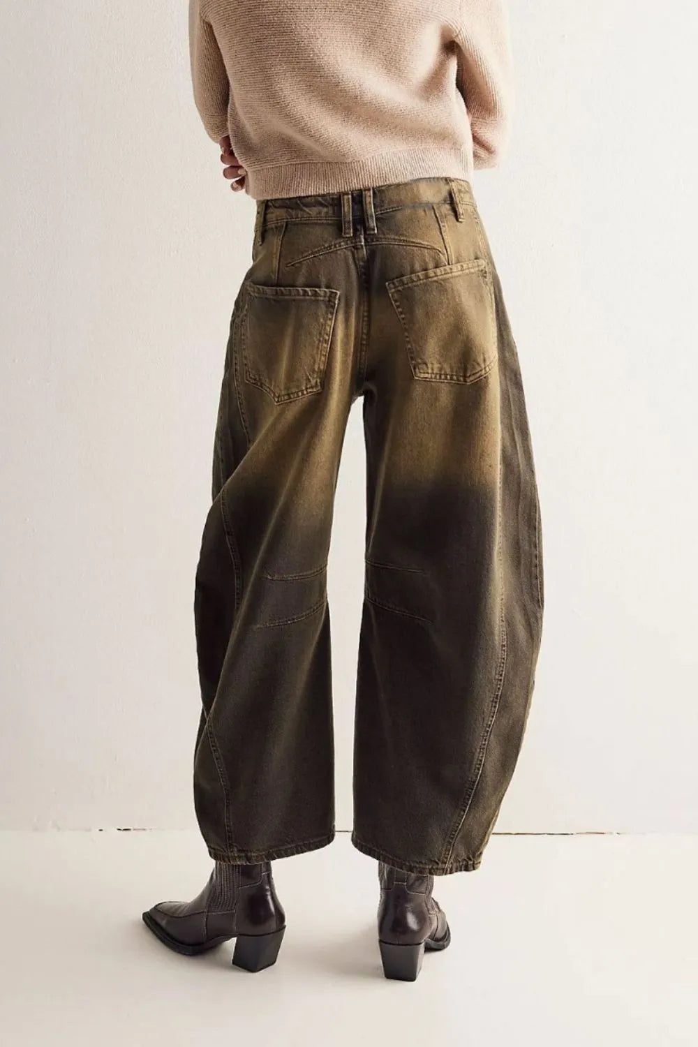Weekend Muse Wide-Leg Pocket Jeans