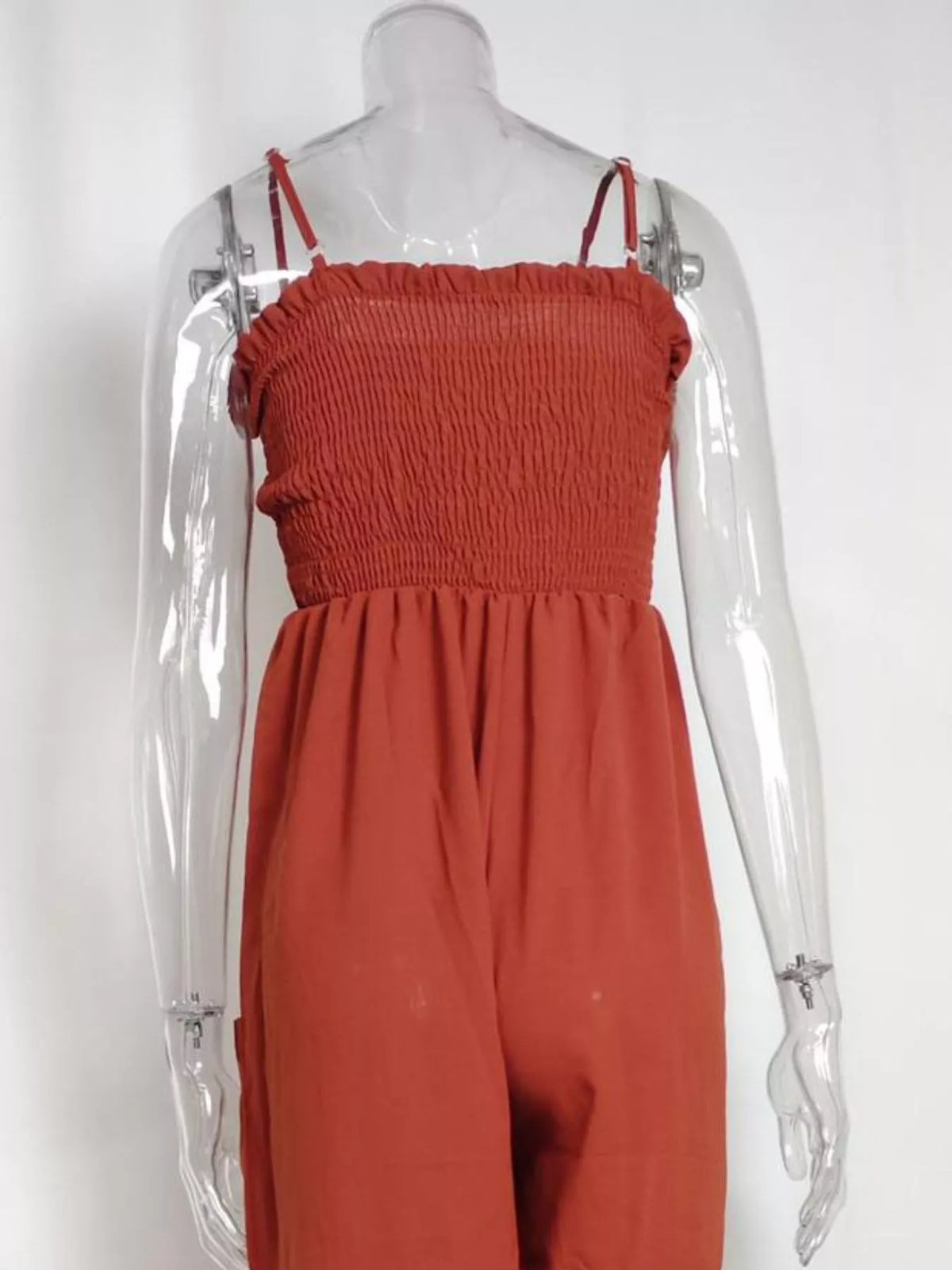 Rooftop Romance Smocked Wide Leg Jumpsuit