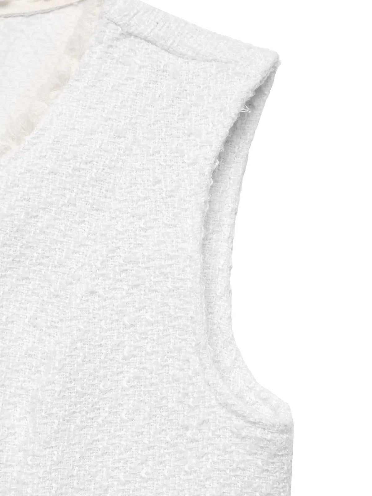 Modern Muse Textured Button-Front Vest