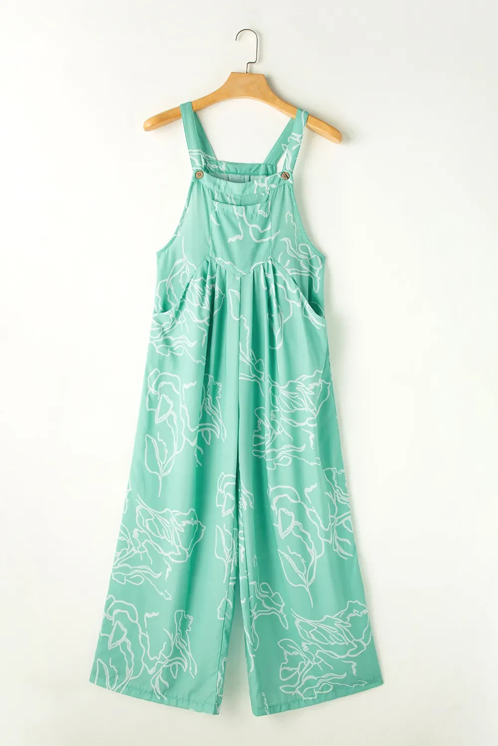 Skyline Glow Printed Wide Strap Jumpsuit