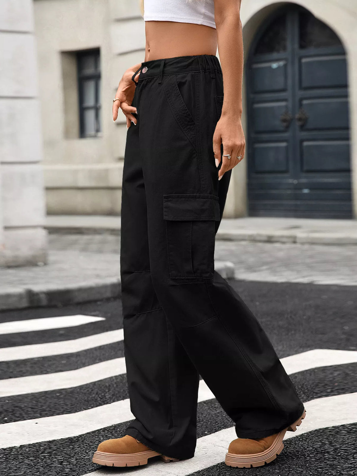Urban Utility Relaxed Cargo Jeans