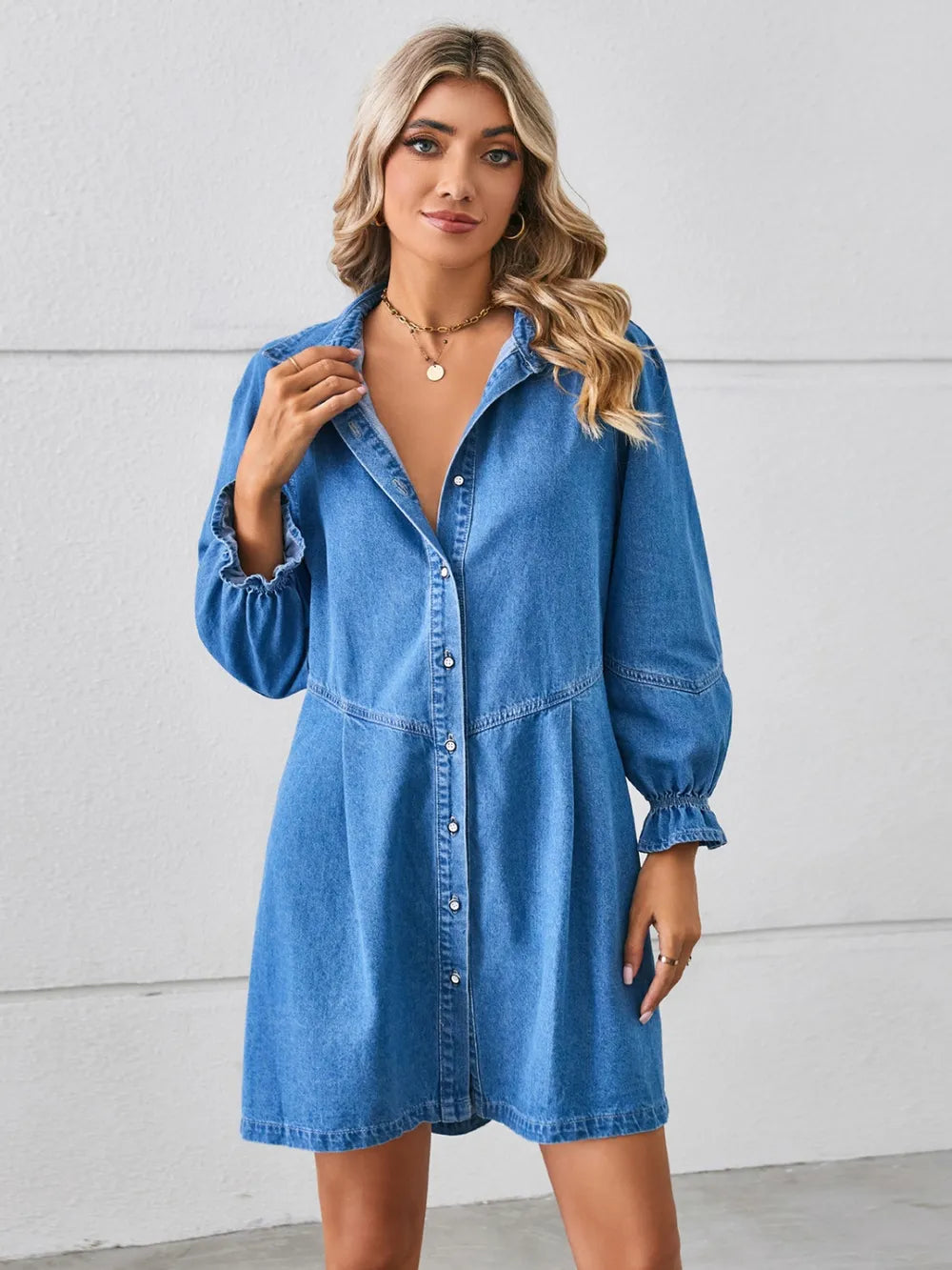 Nolita Romance Denim Mini Dress