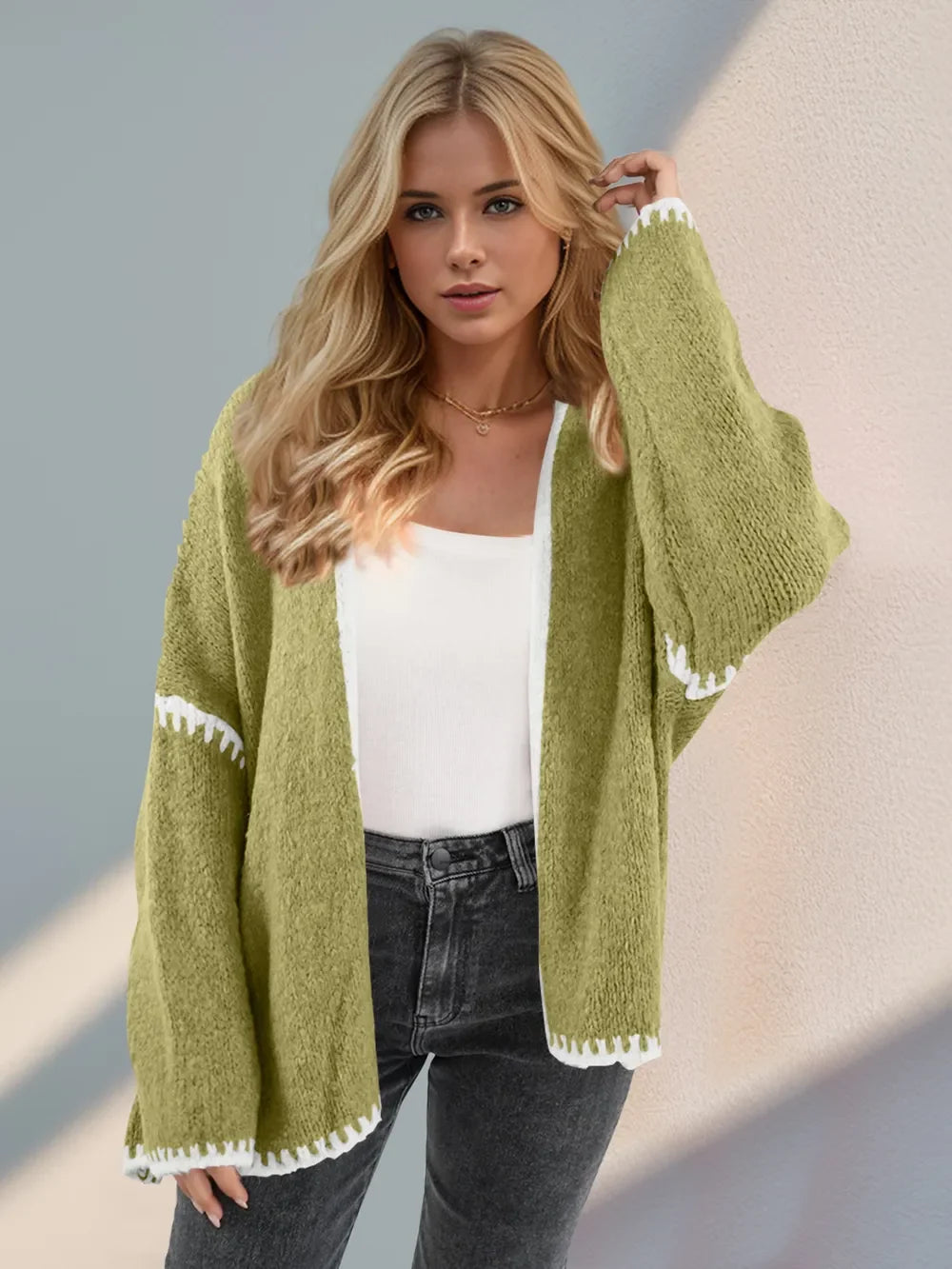 Jasmine Nights Contrast Cardigan