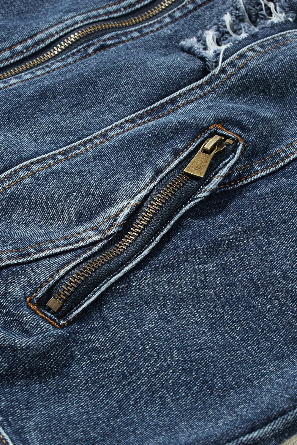 Brooklyn Layers Hooded Denim Jacket