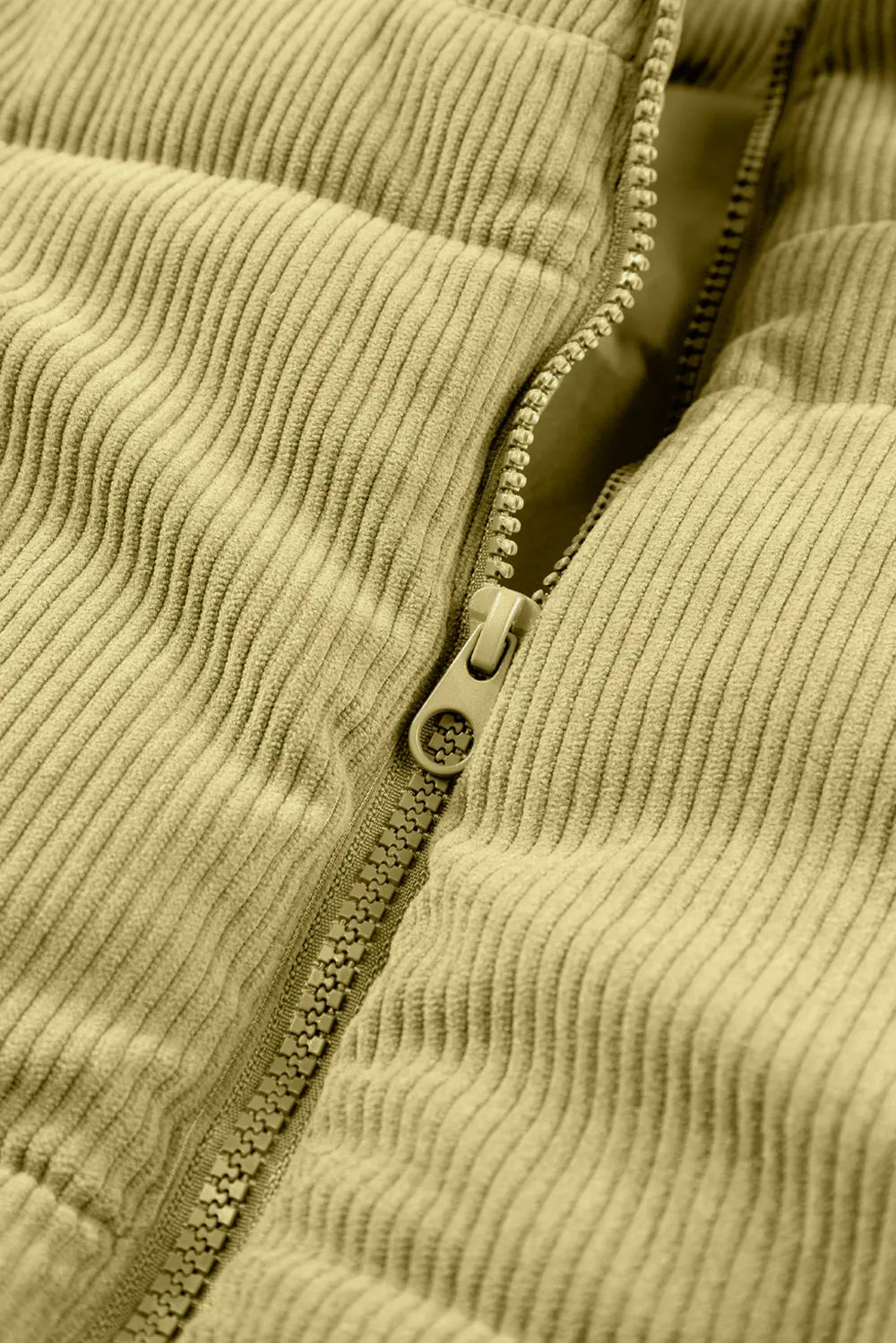 New Horizon Zip Up Turtleneck Vest Coat
