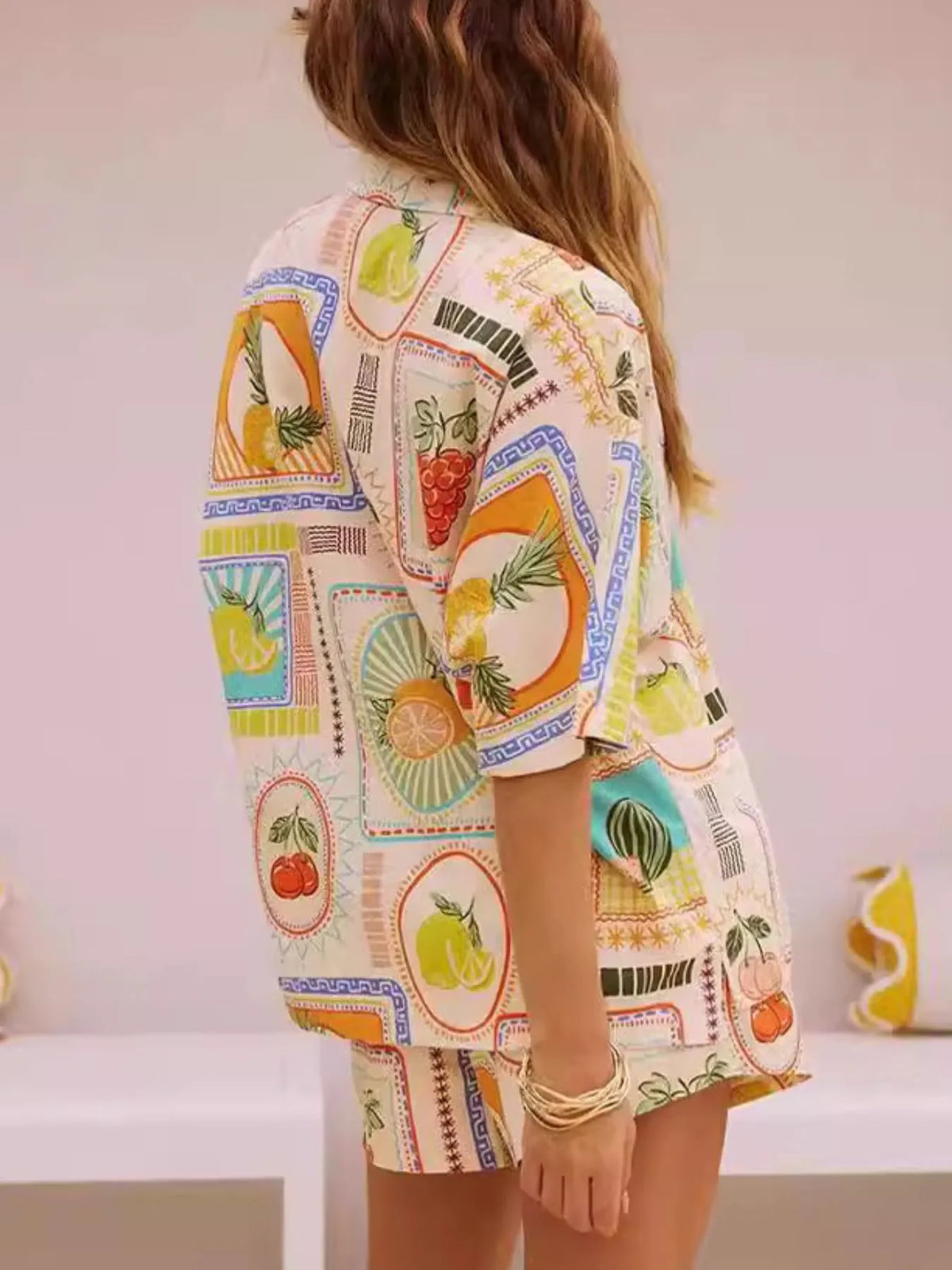 Riviera Button-Up Shirt & Shorts Set