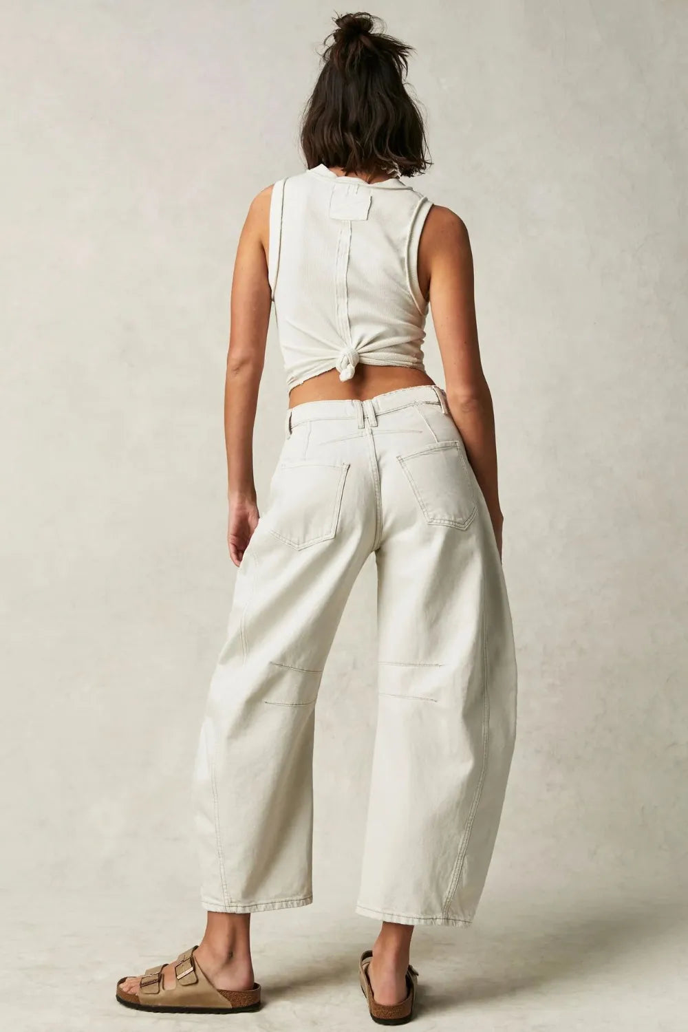 Weekend Muse Wide-Leg Pocket Jeans