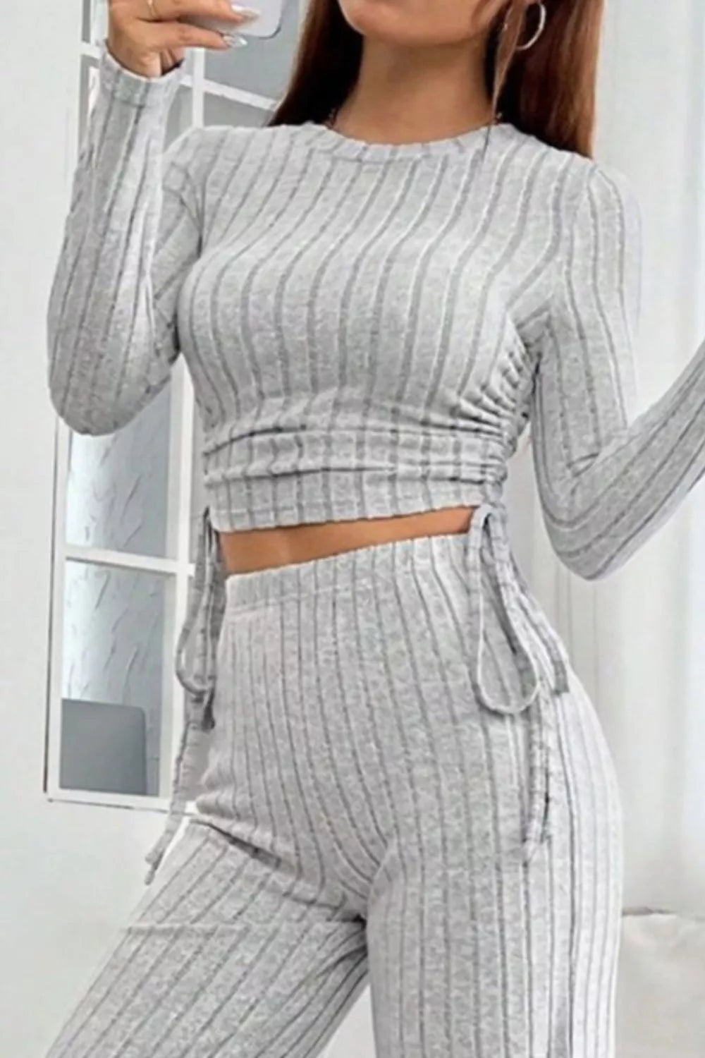 Soft Motion Ribbed Lounge Set