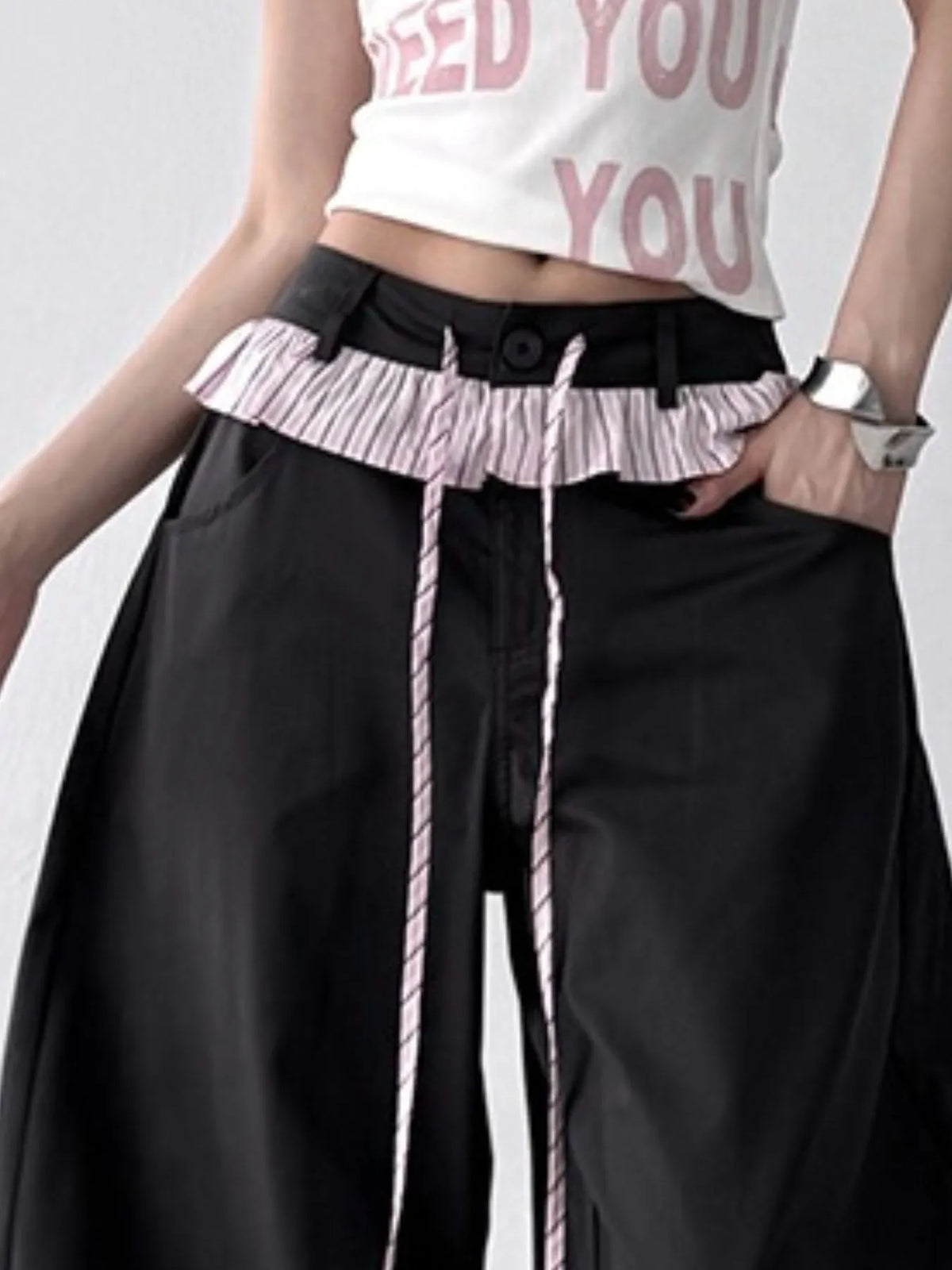 Flow State Wide-Leg Drawstring Pants