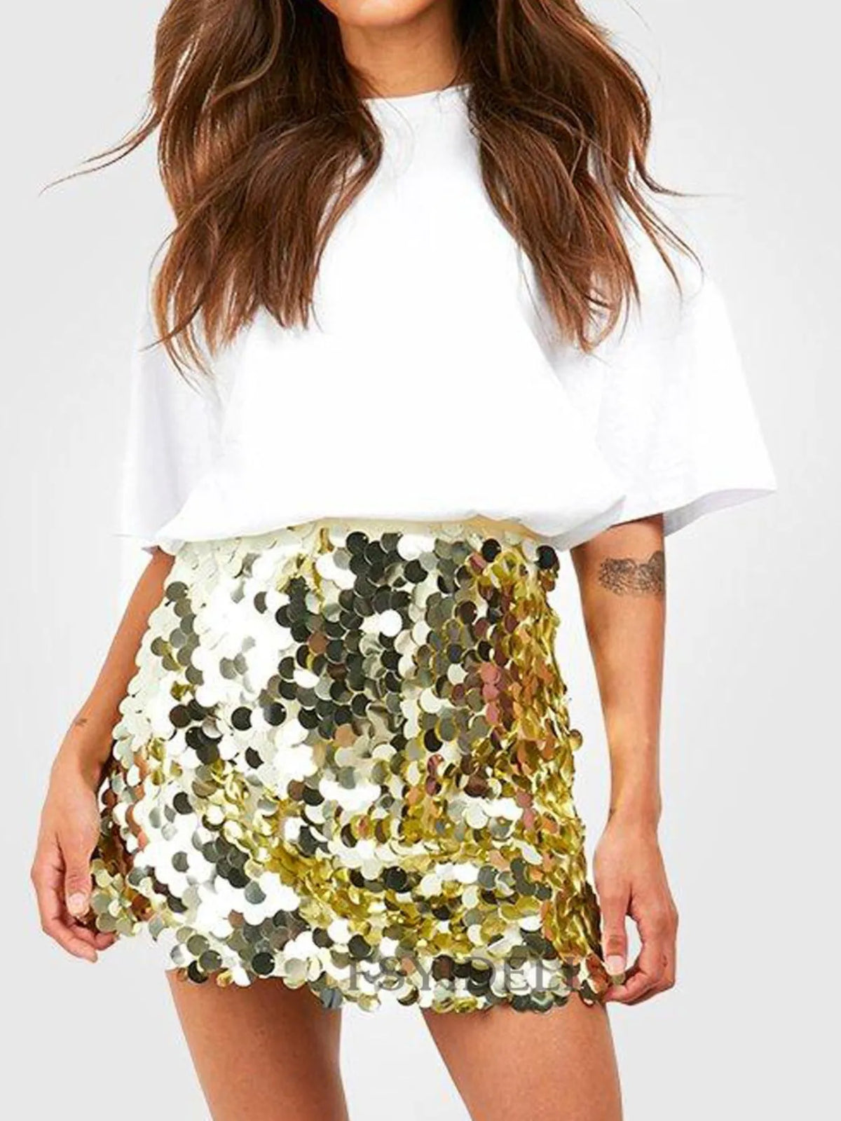 Uptown Chic Sequin Mini Skirt