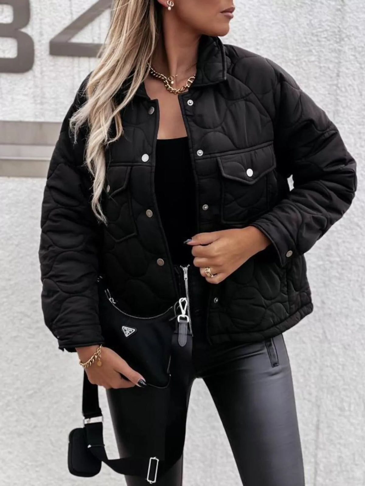 Harborline Quilted Snap Jacket