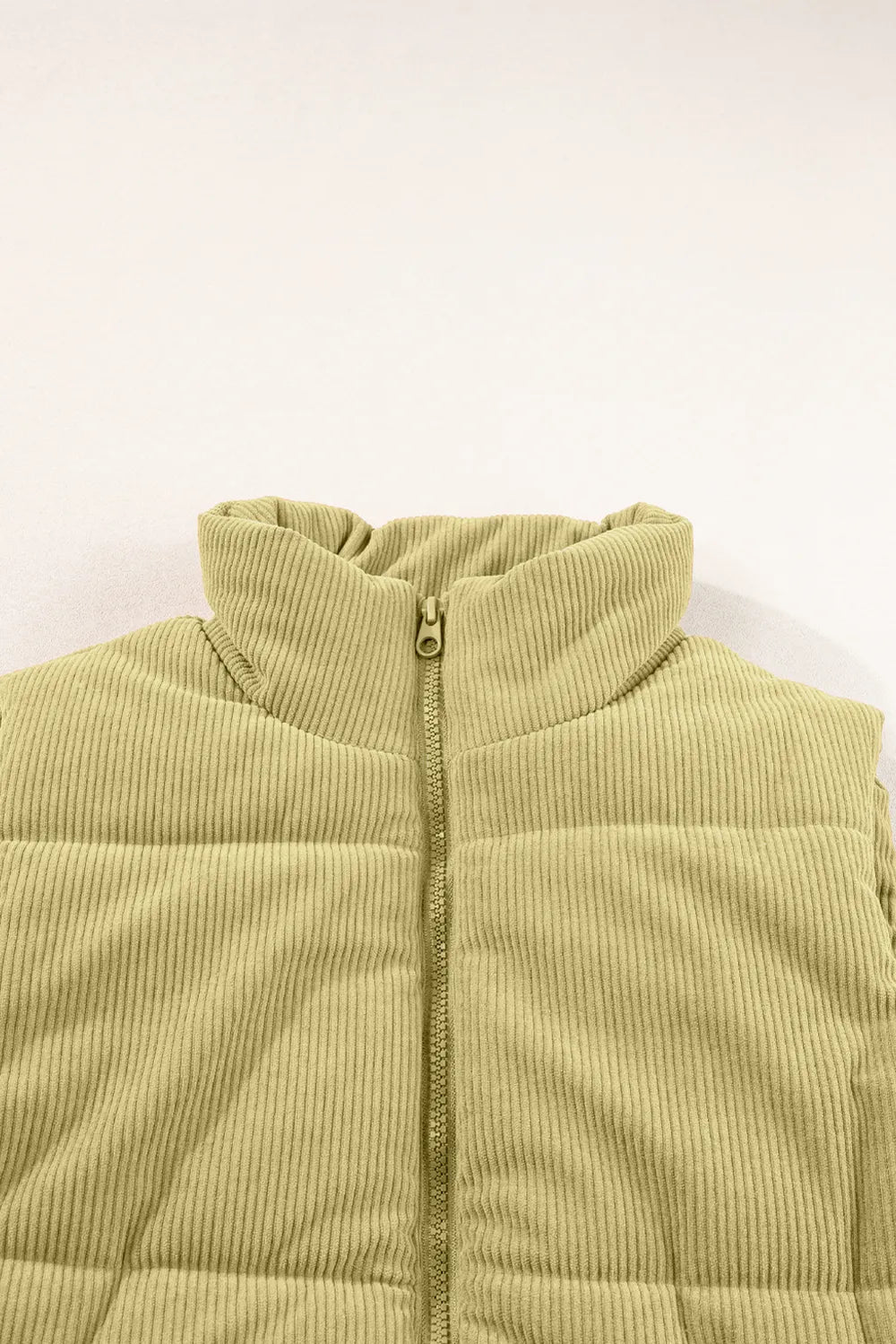 New Horizon Zip Up Turtleneck Vest Coat
