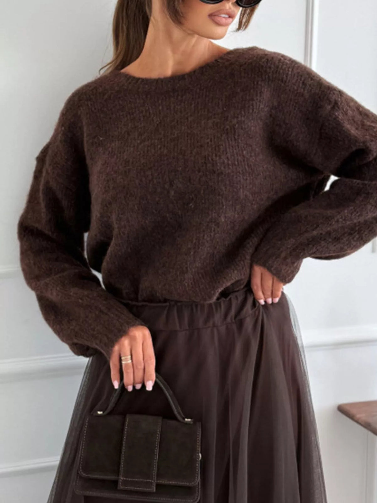 Wild Charm Leopard Bow Sweater