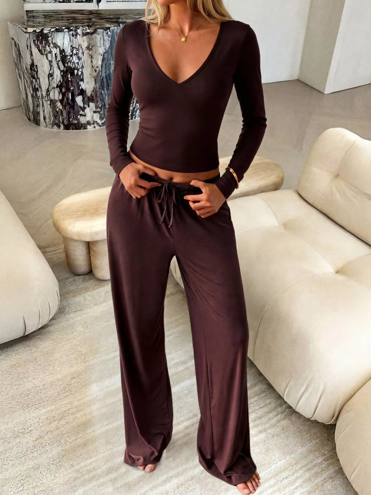 Midnight Muse Long Sleeve Top & Pants Set