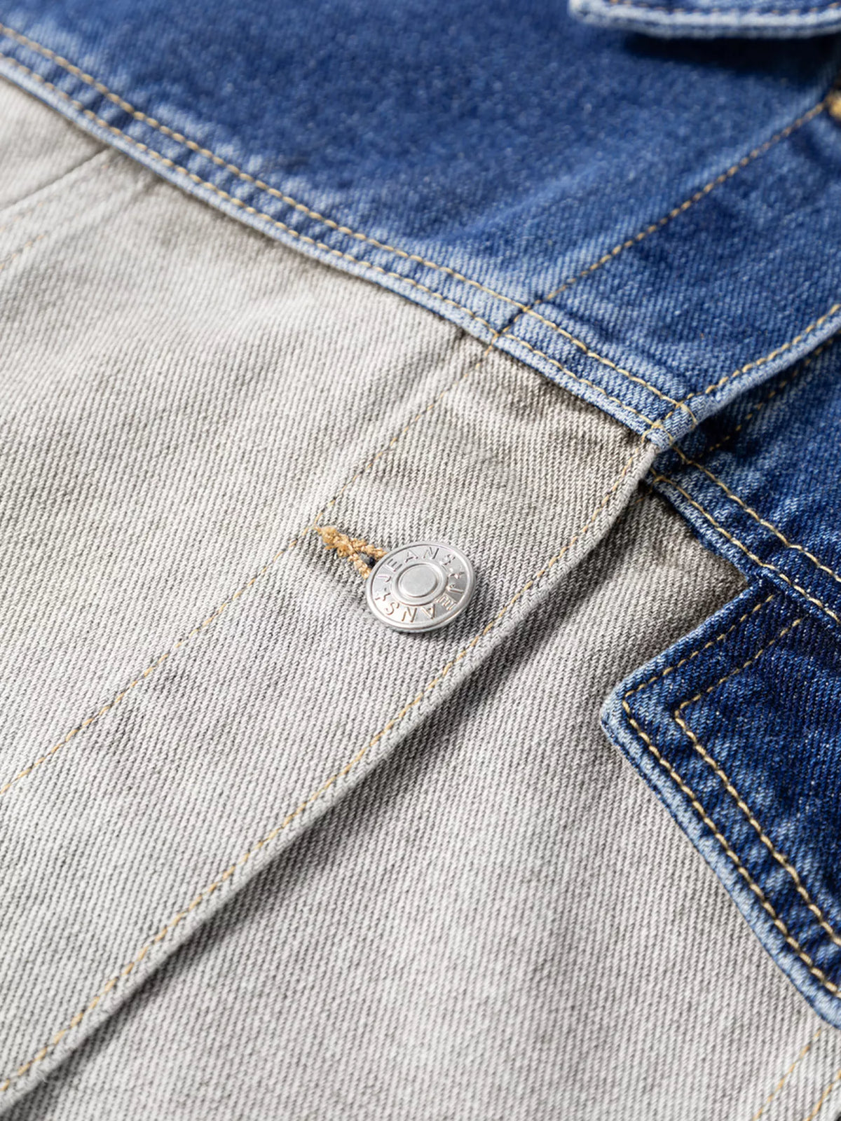 Brooklyn Canvas Patchwork Denim Jacket