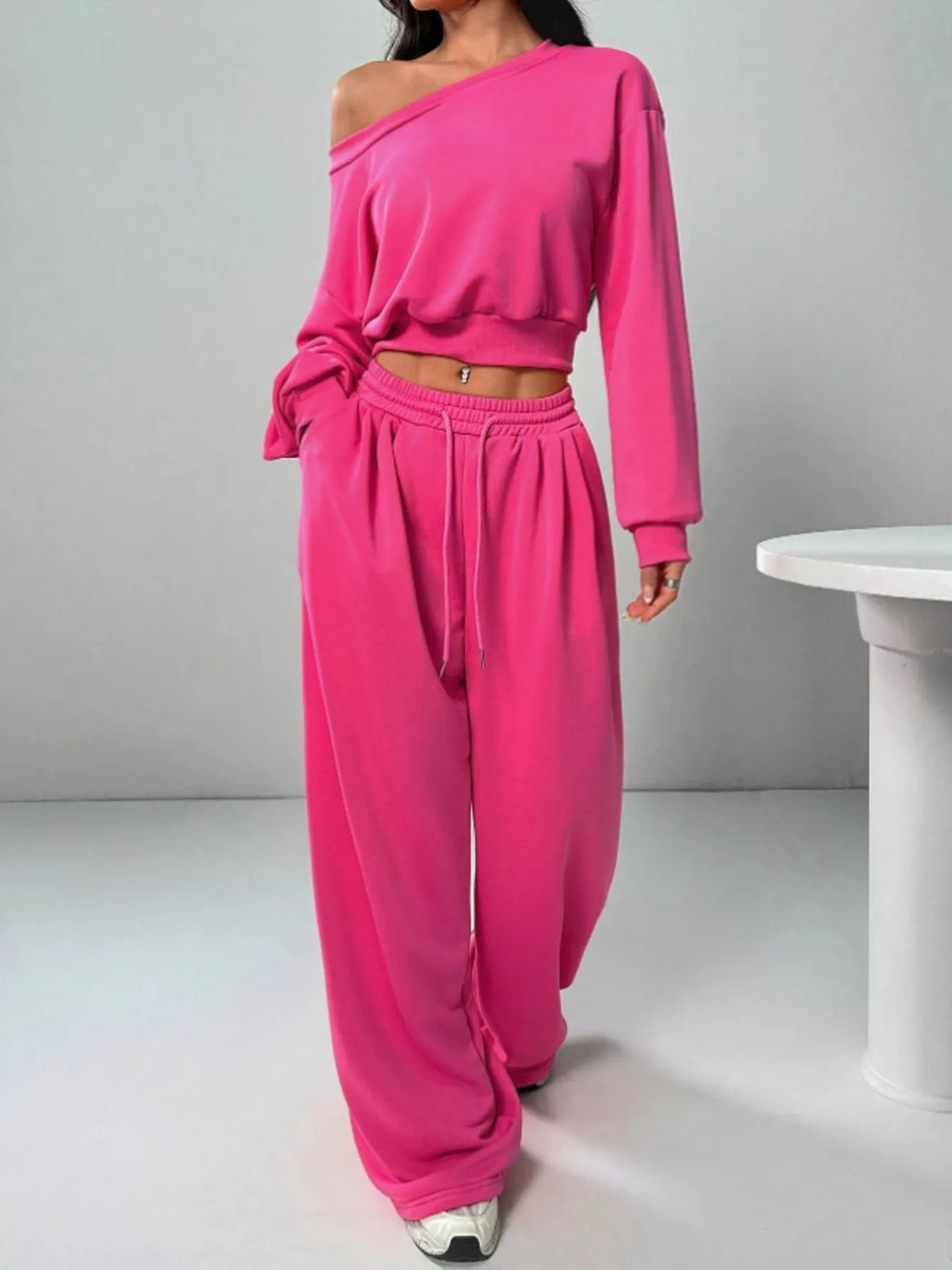 Bare Elegance Boat Neck Lounge Set