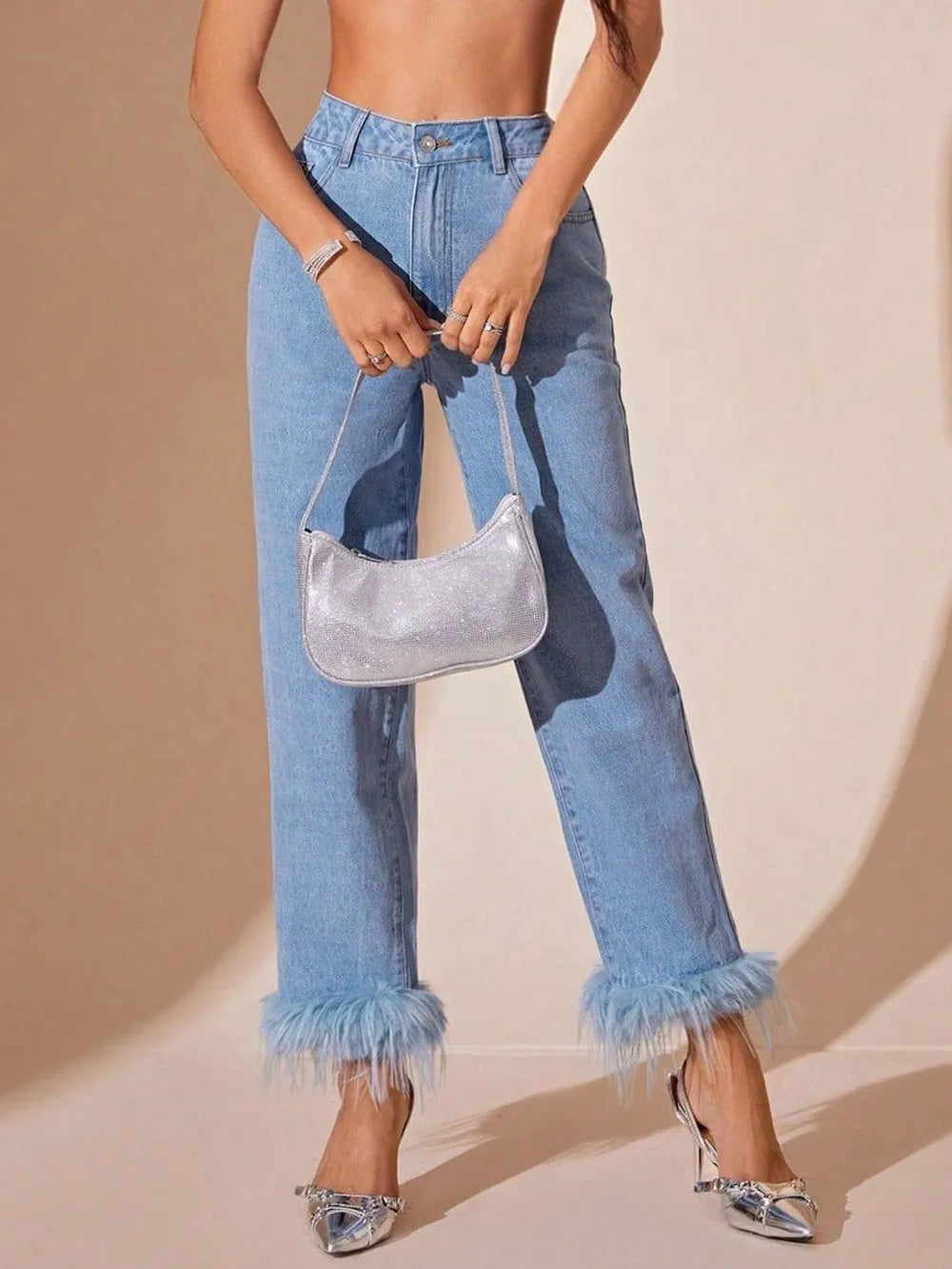 Chelsea Luxe Plush Hem Jeans