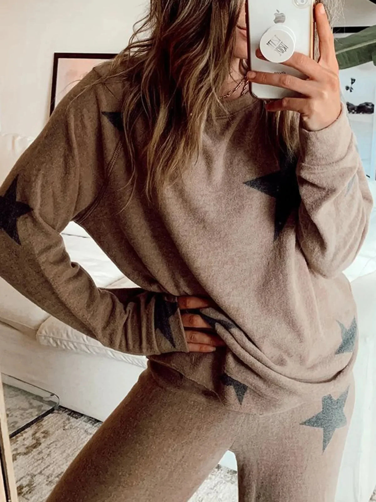 Star Gaze Top & Drawstring Pants Set
