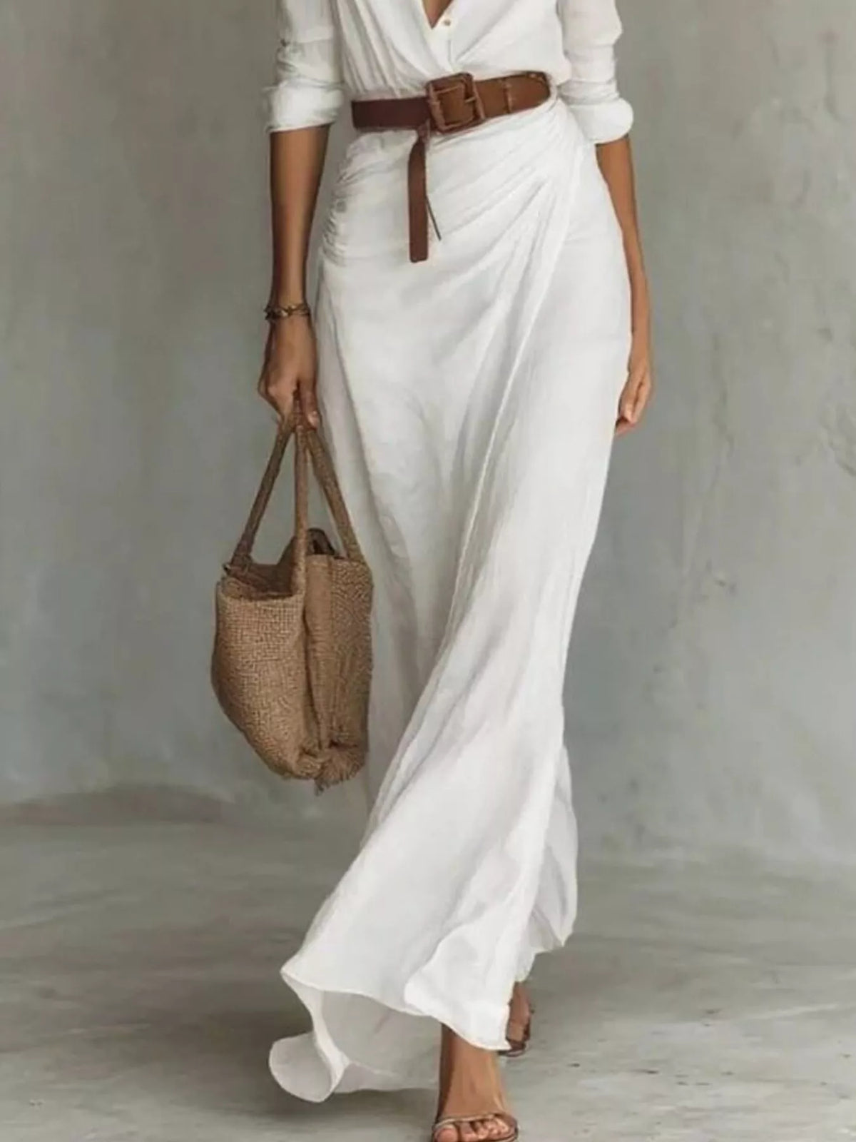 Contour Muse Ruched Maxi Dress Plus Size