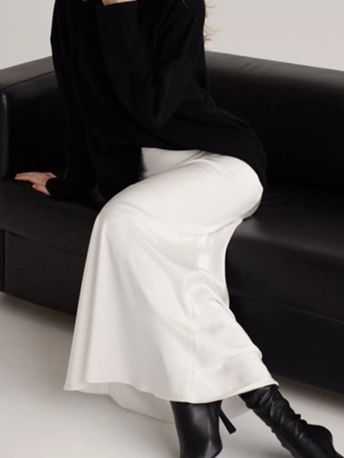 Luxe High-Waisted Maxi Skirt