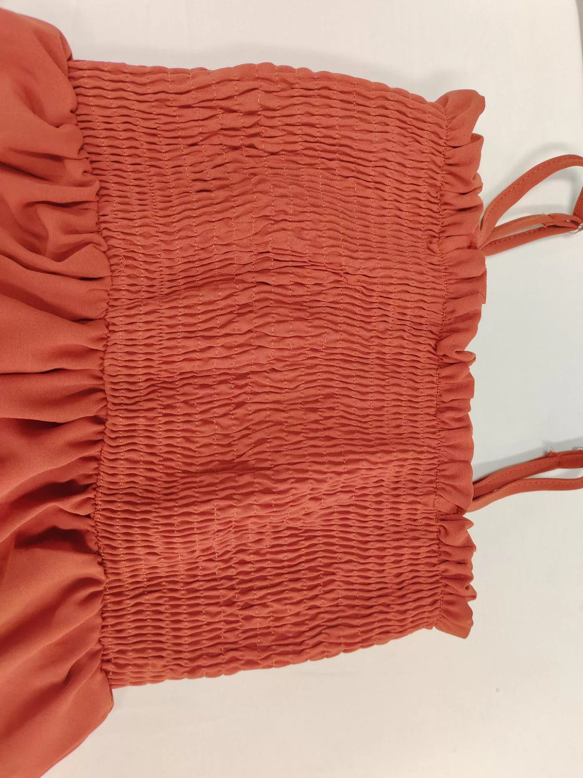 Rooftop Romance Smocked Wide Leg Jumpsuit