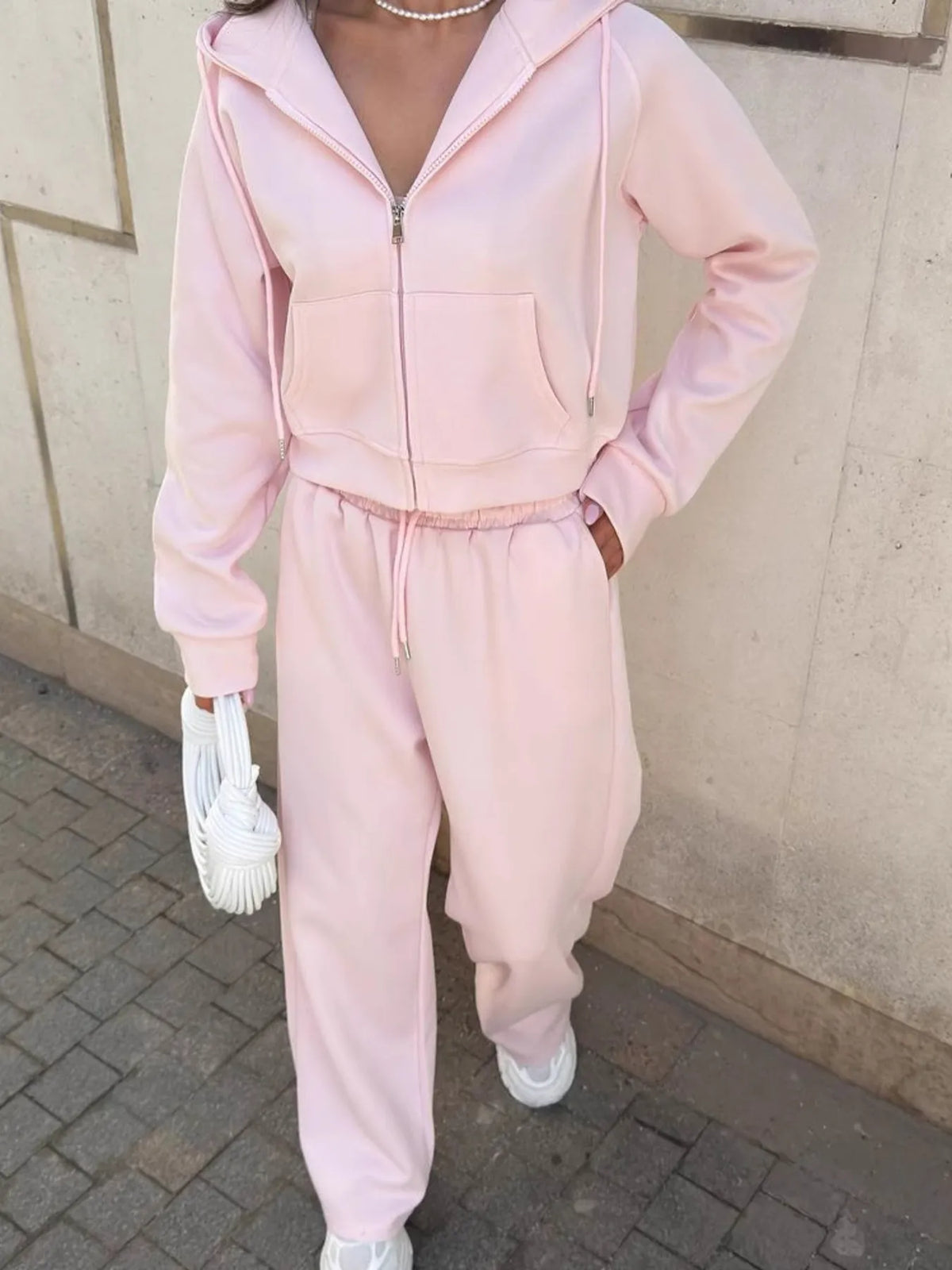 Skyline Glow Drawstring Hoodie & Pants Set