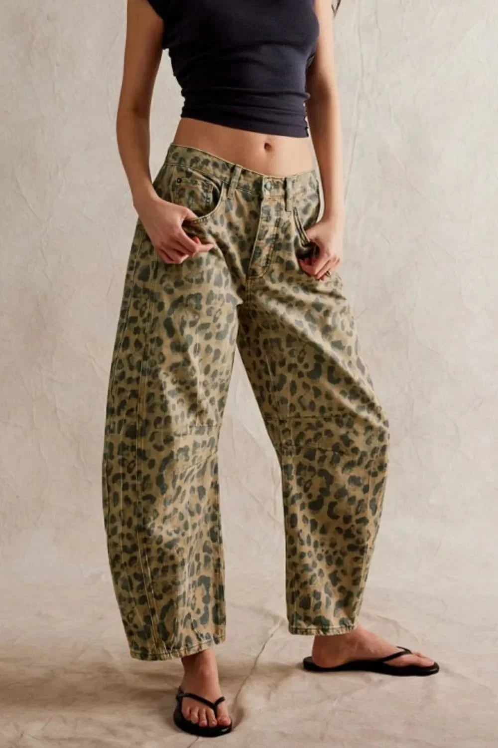 Weekend Muse Wide-Leg Pocket Jeans