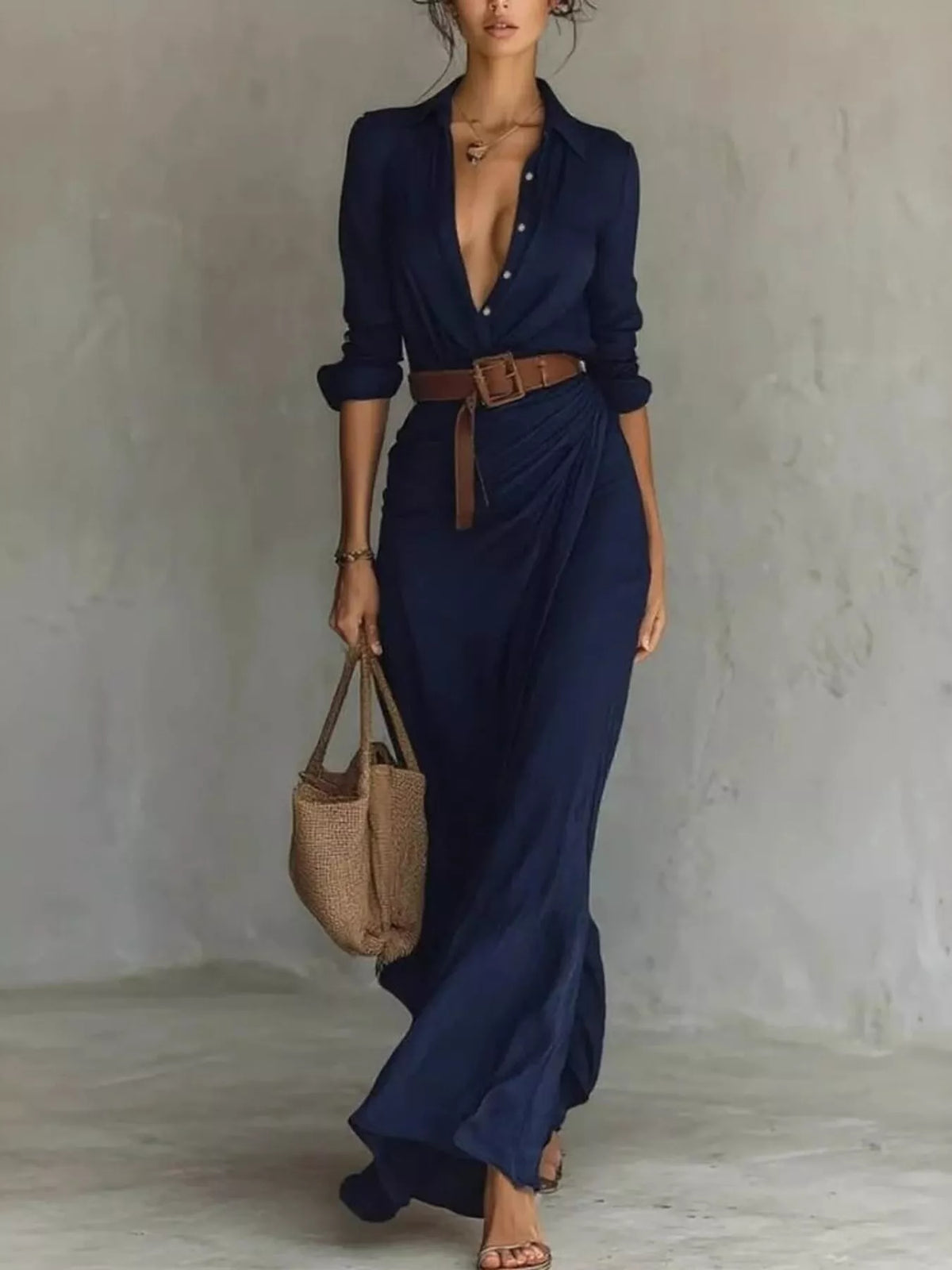 Contour Muse Ruched Maxi Dress Plus Size