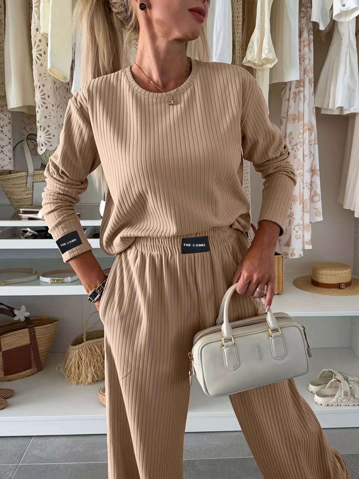 Everyday Ease Ribbed Lounge Set