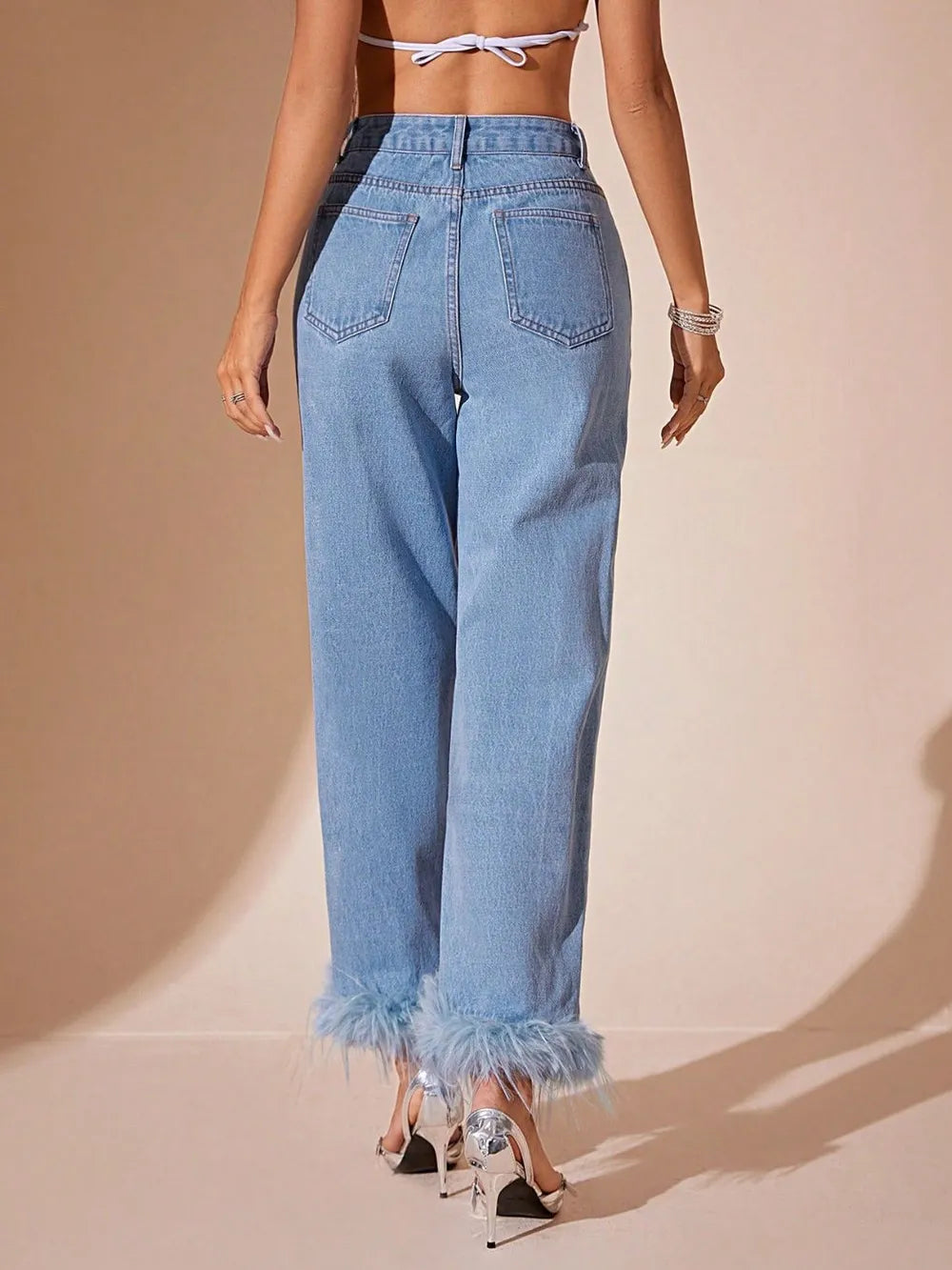 Chelsea Luxe Plush Hem Jeans