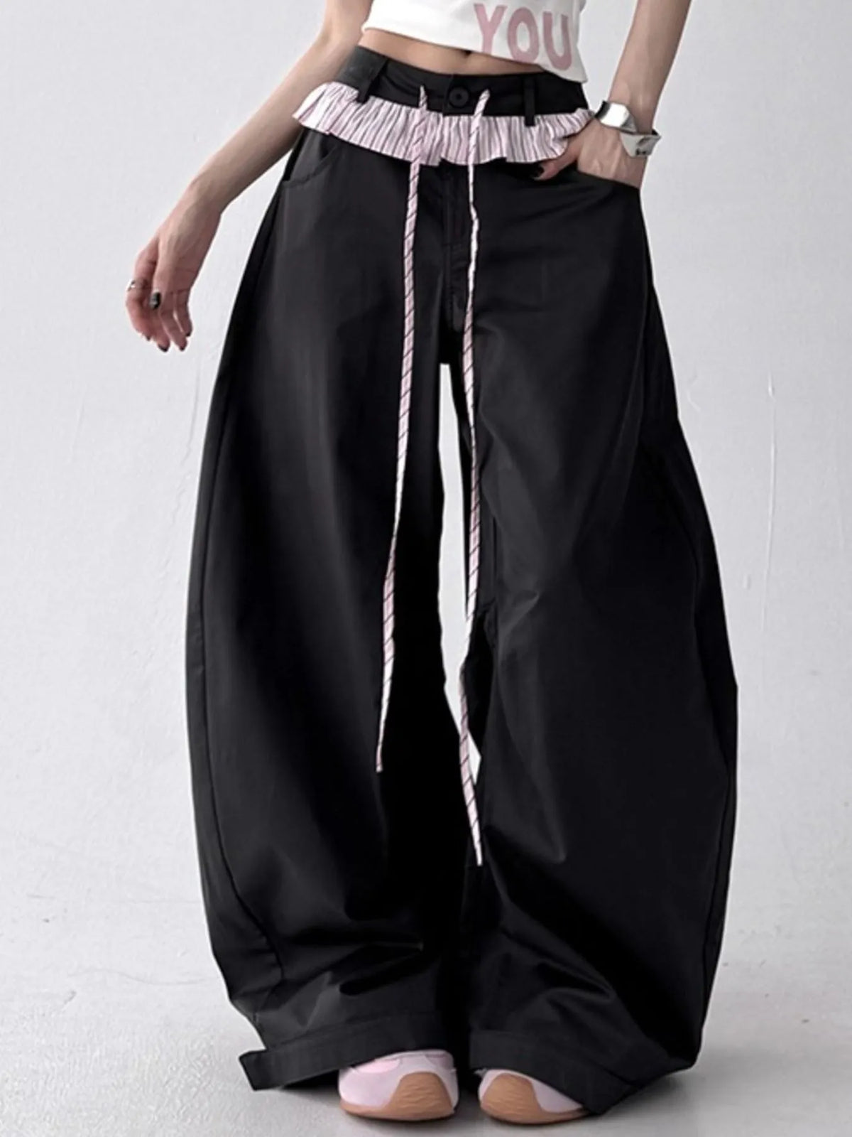 Flow State Wide-Leg Drawstring Pants