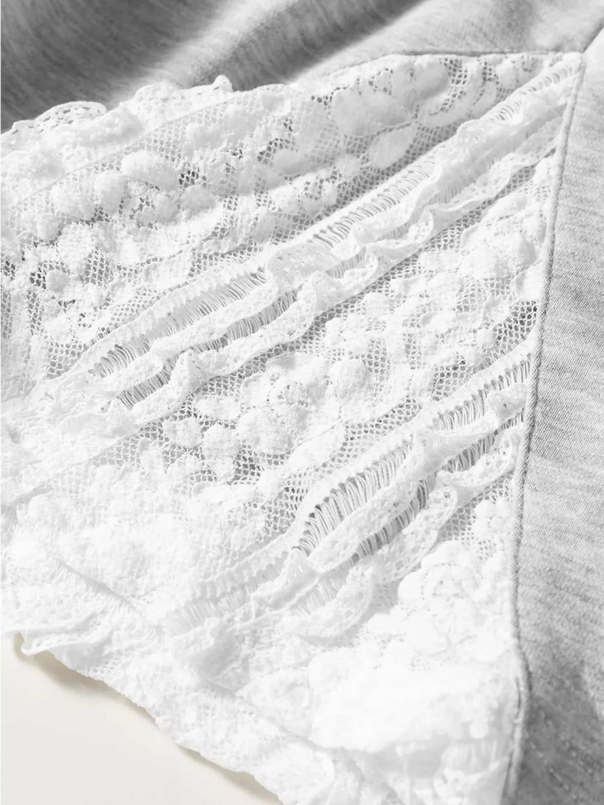 Harbor Lace Drop Shoulder Top & Skort Set