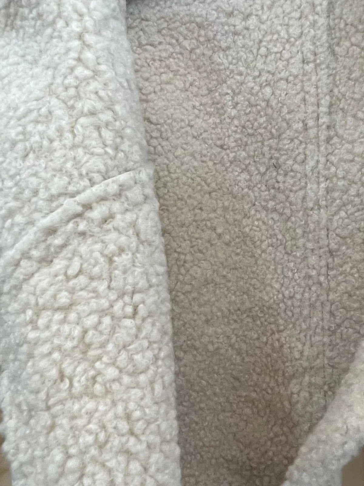Ridge Contrast Sherpa Cropped Jacket