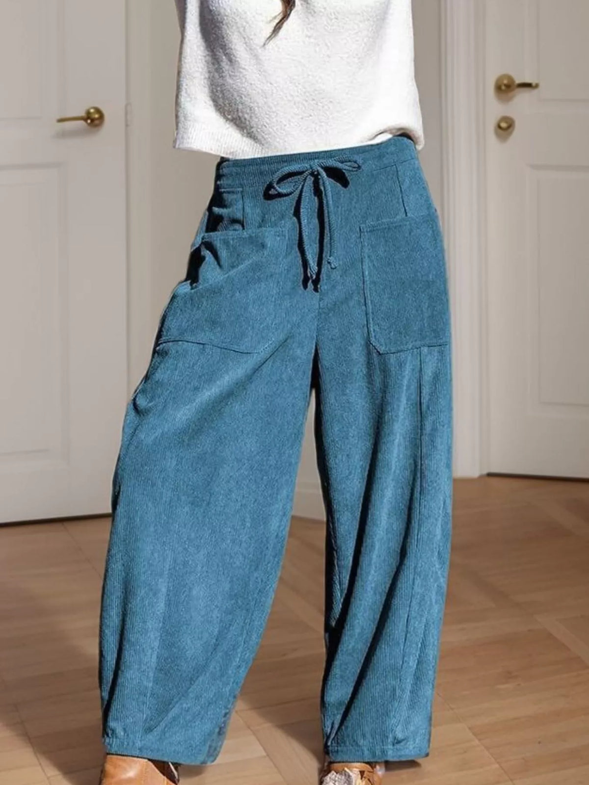 City Escape Corduroy Wide Leg Pants