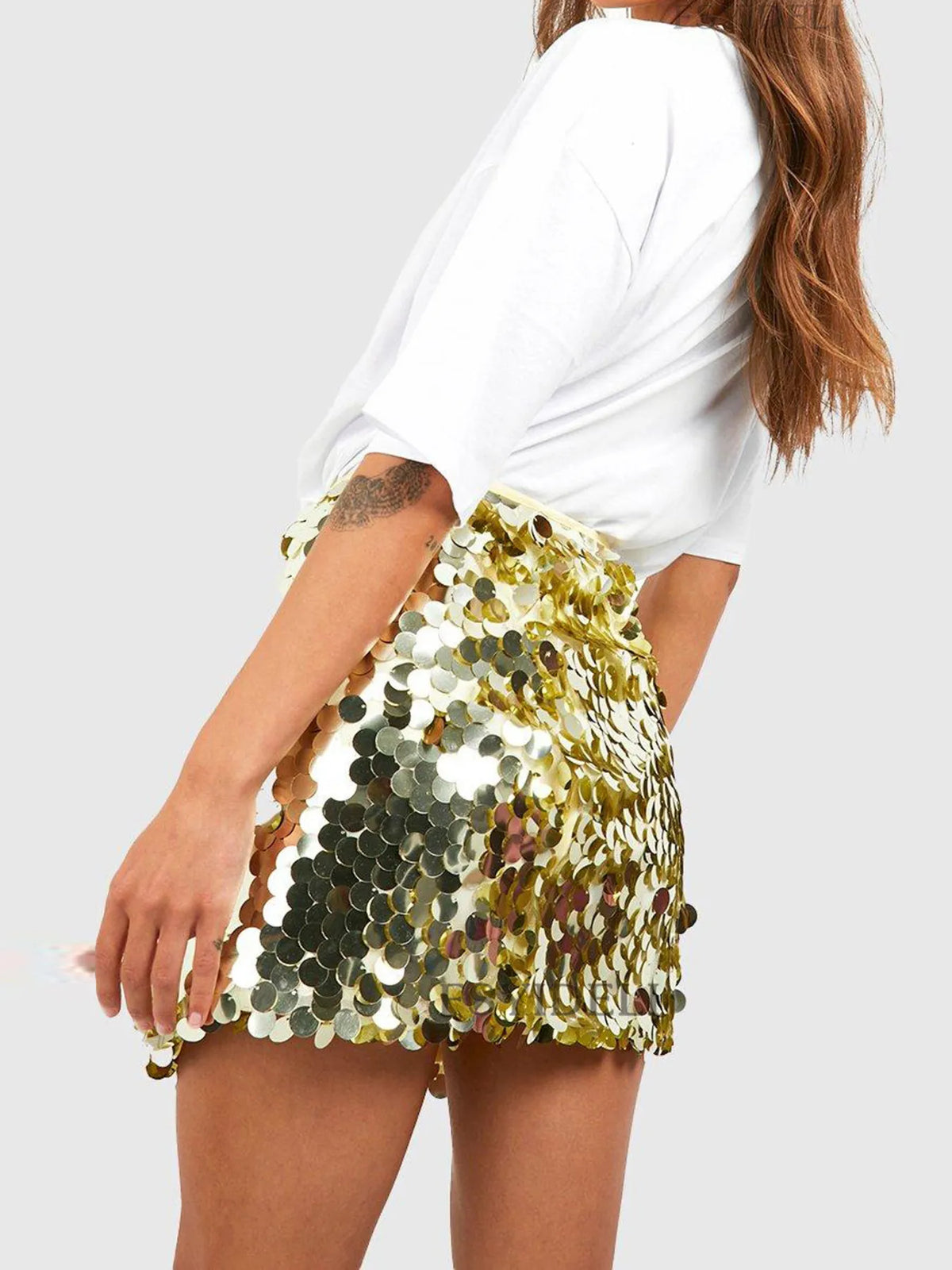 Uptown Chic Sequin Mini Skirt