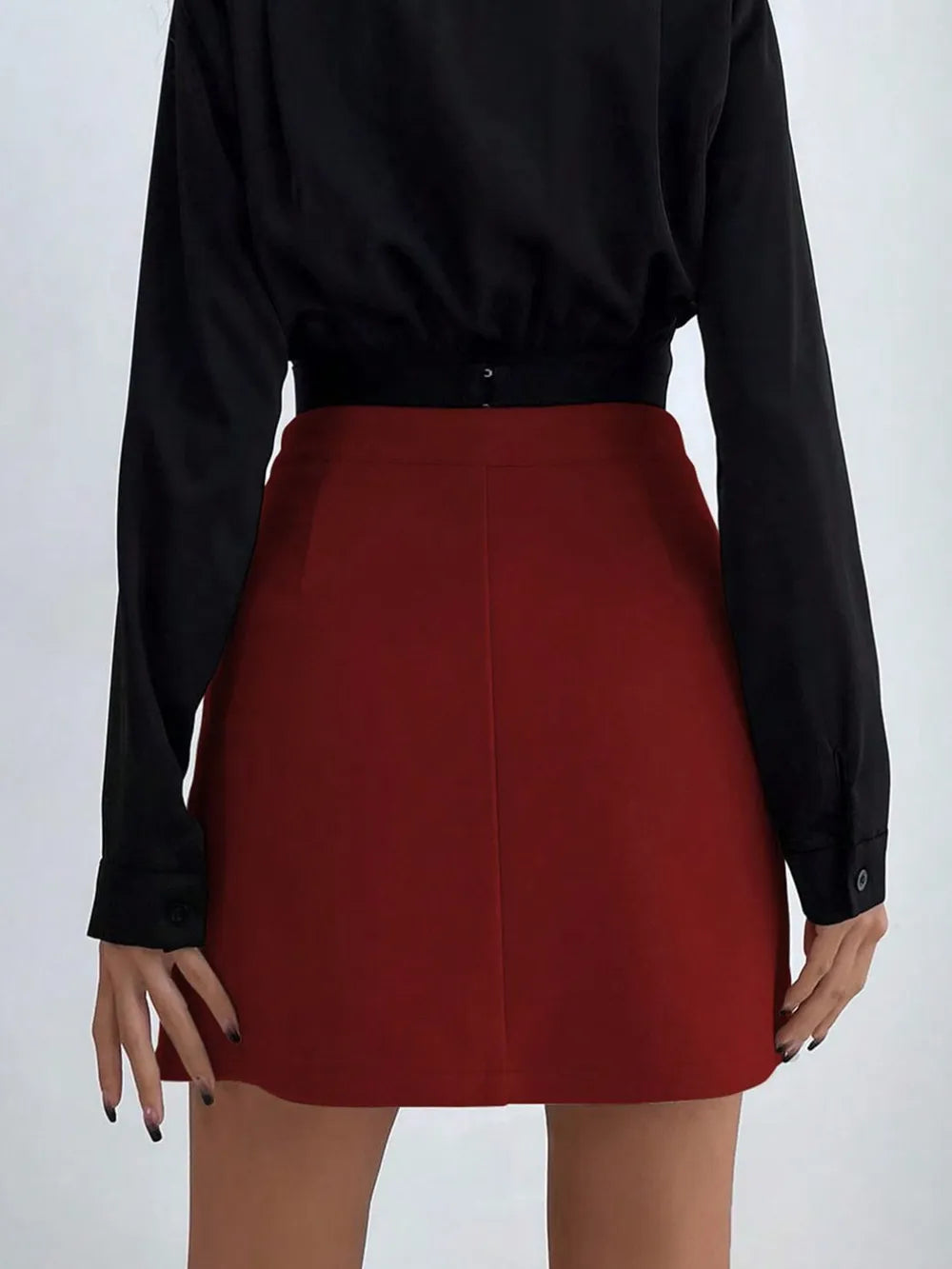 True North Buttoned Mini Skirt
