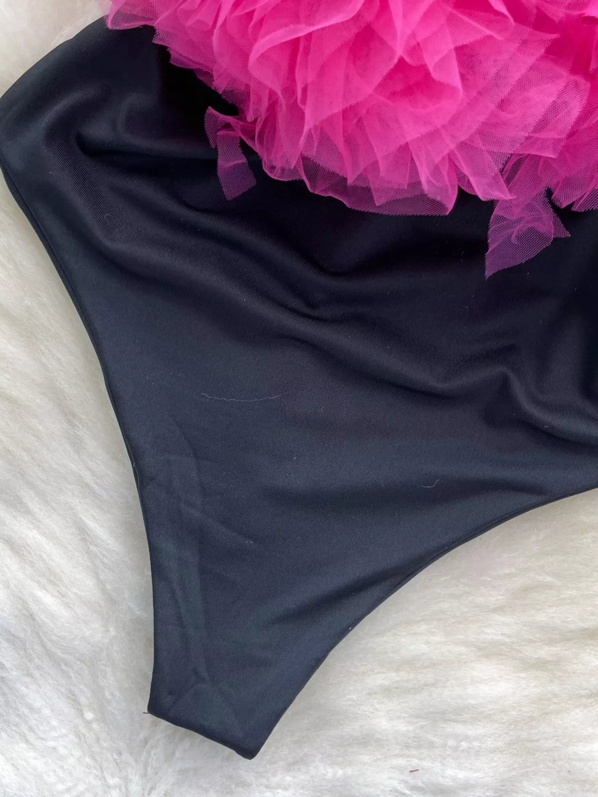 Chic Society Ruffle Trim Bodysuit