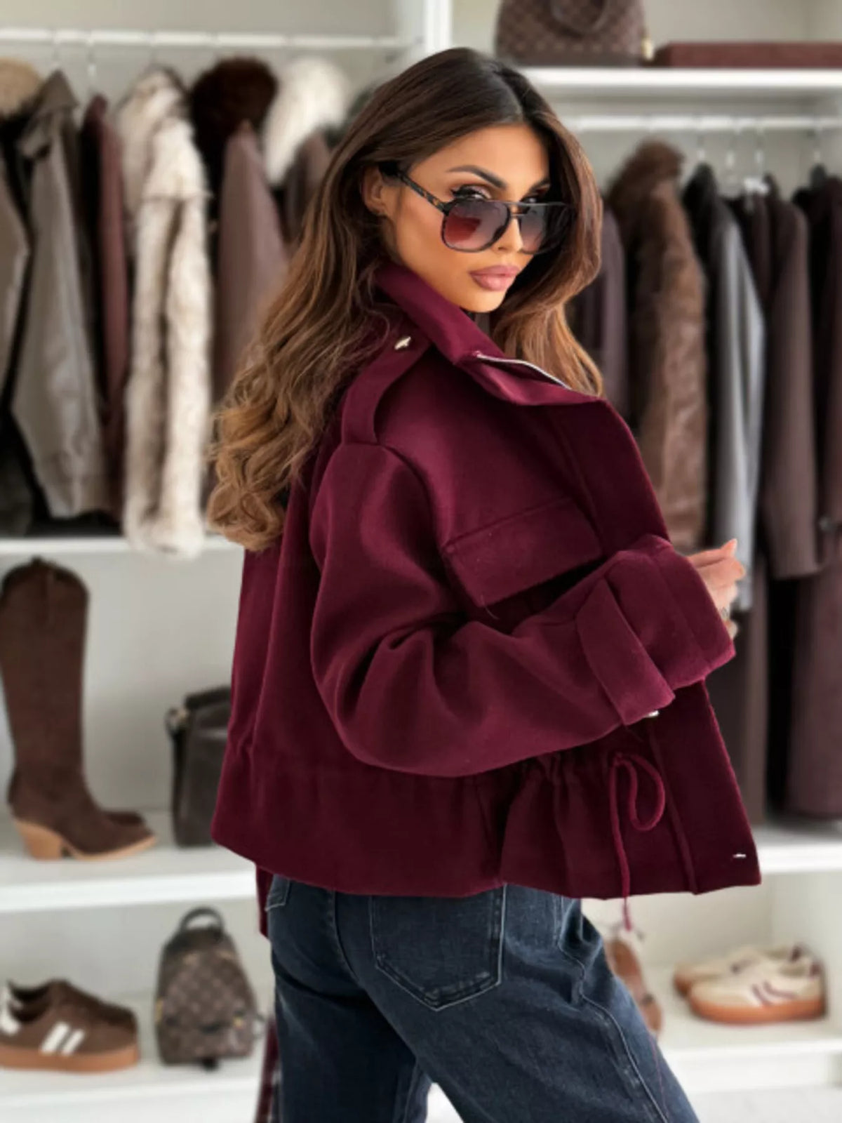 Dockside Cinch Cropped Jacket