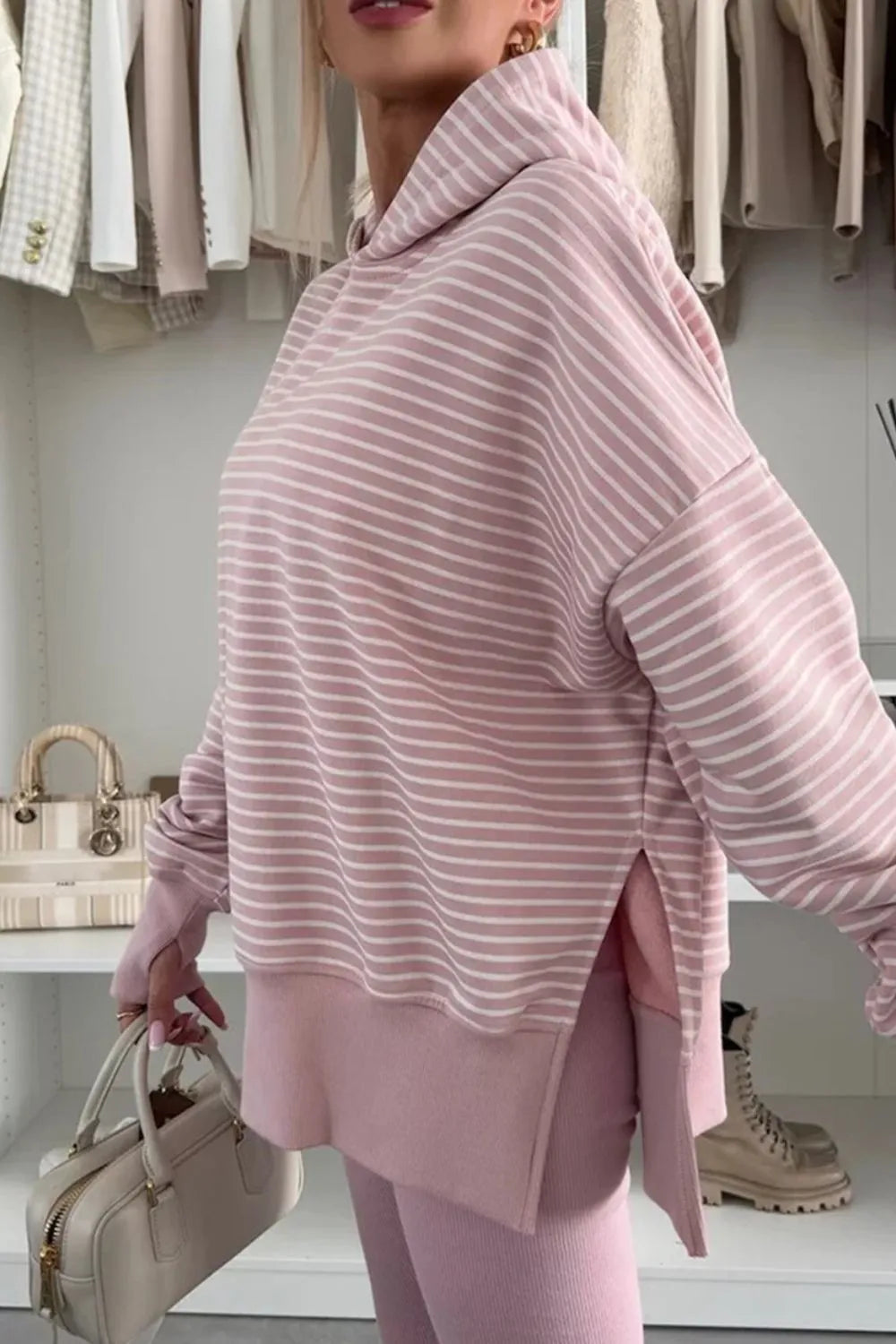Dream Chaser Striped Hoodie