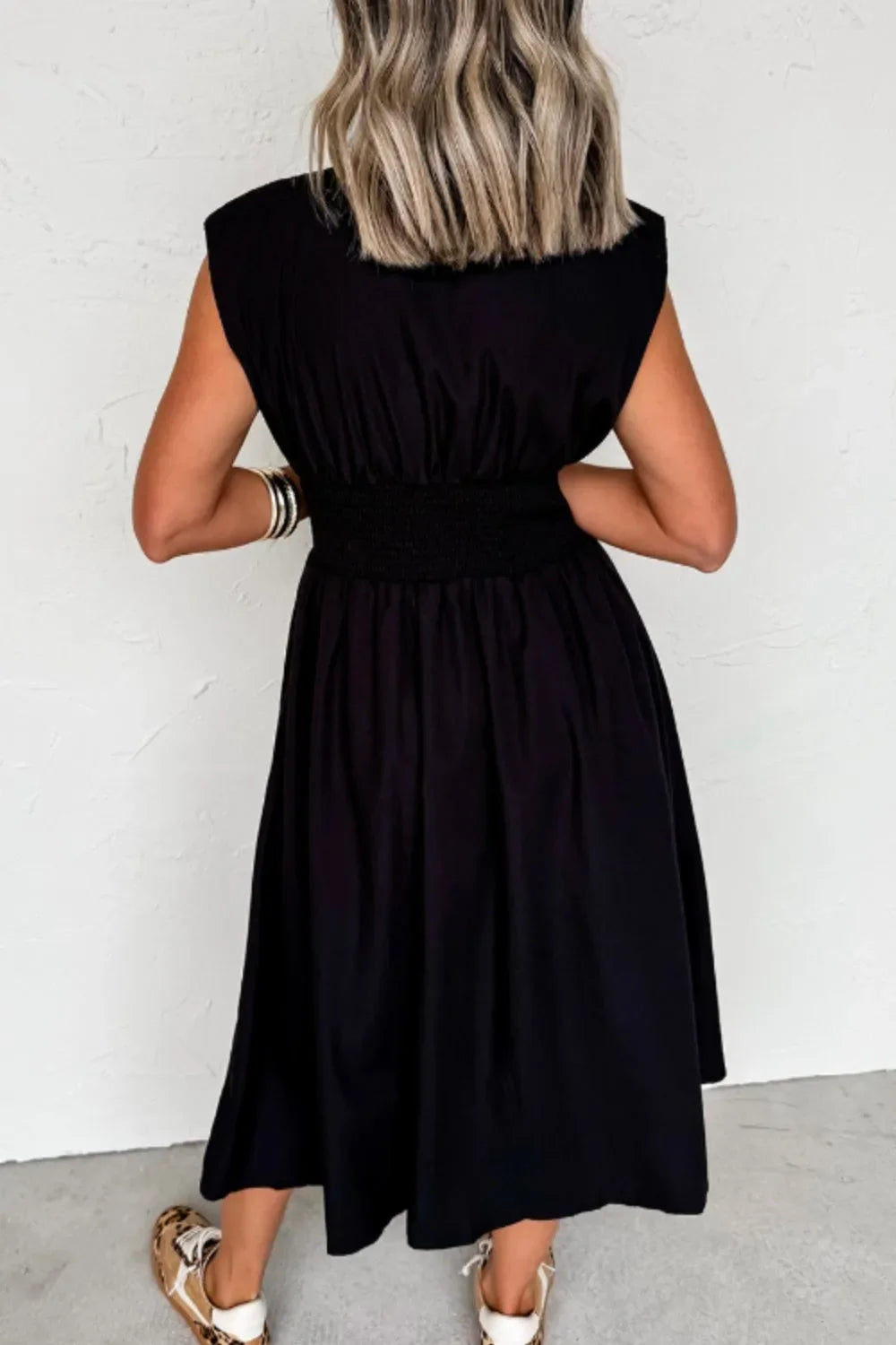 Urban Edge Sleeveless Maxi Dress